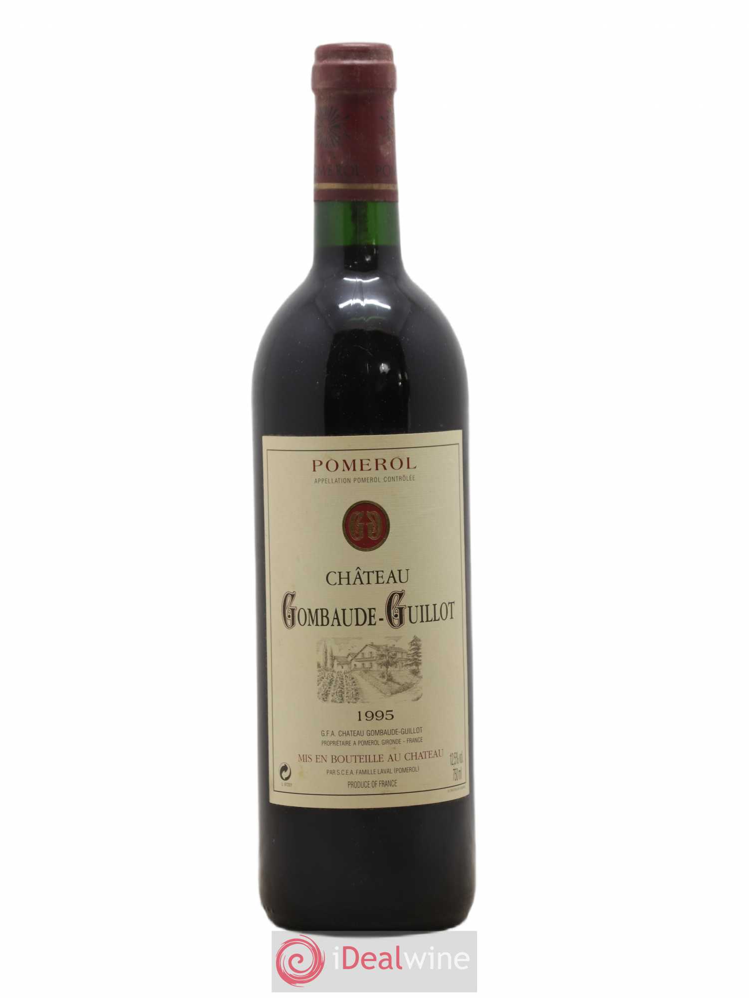 Château Gombaude Guillot 1995 - Lot de 1 bouteille - 0
