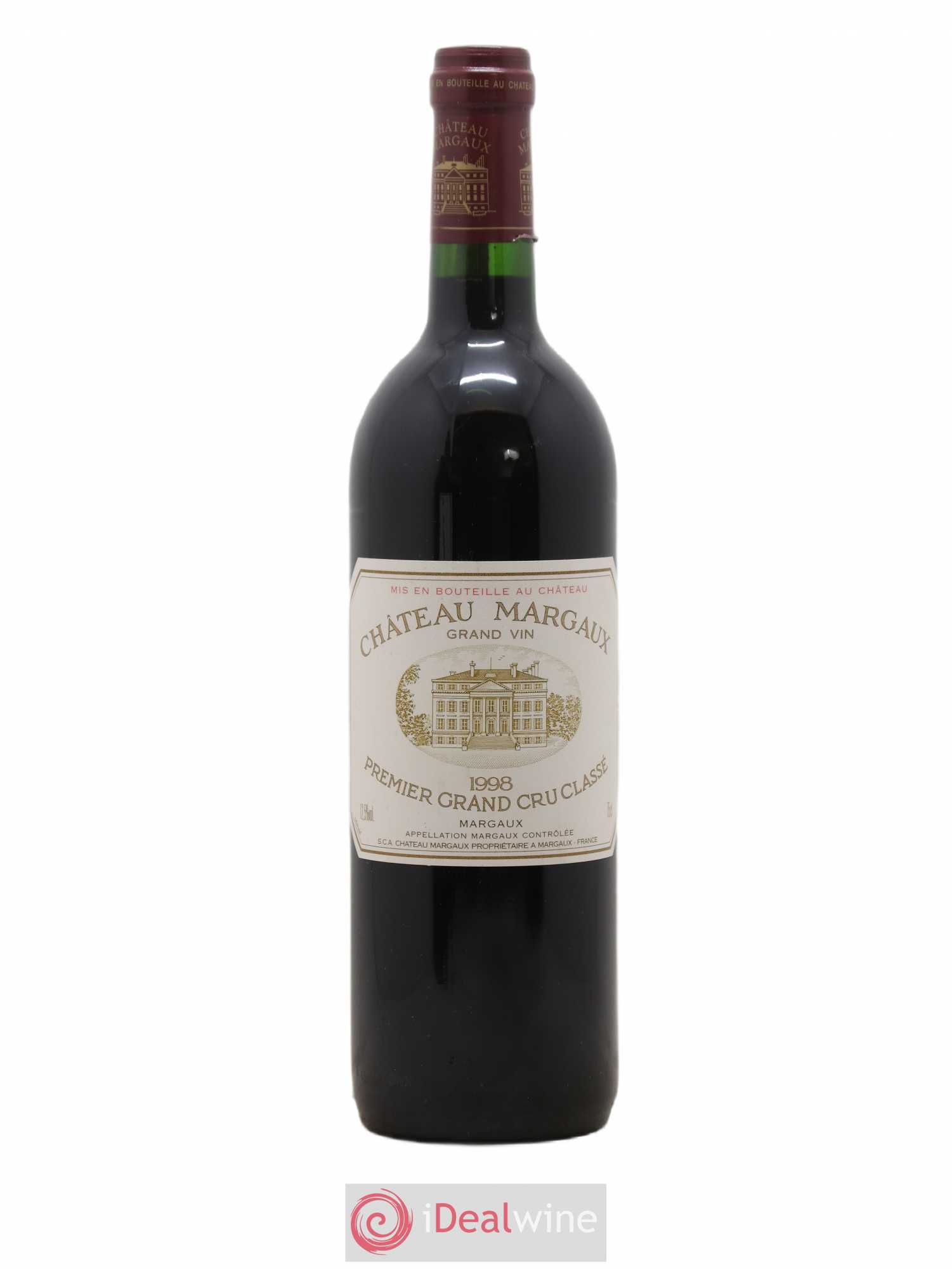 Château Margaux 1er Grand Cru Classé 1998 - Lot de 1 bouteille - 0