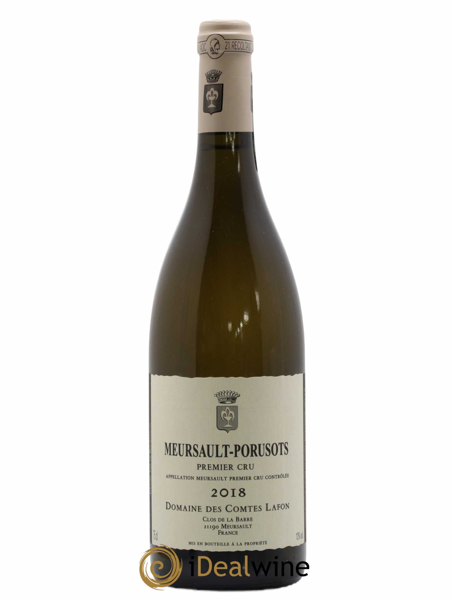 Meursault 1er Cru Porusots Comtes Lafon (Domaine des) 2018 - Lot de 1 bouteille - 0