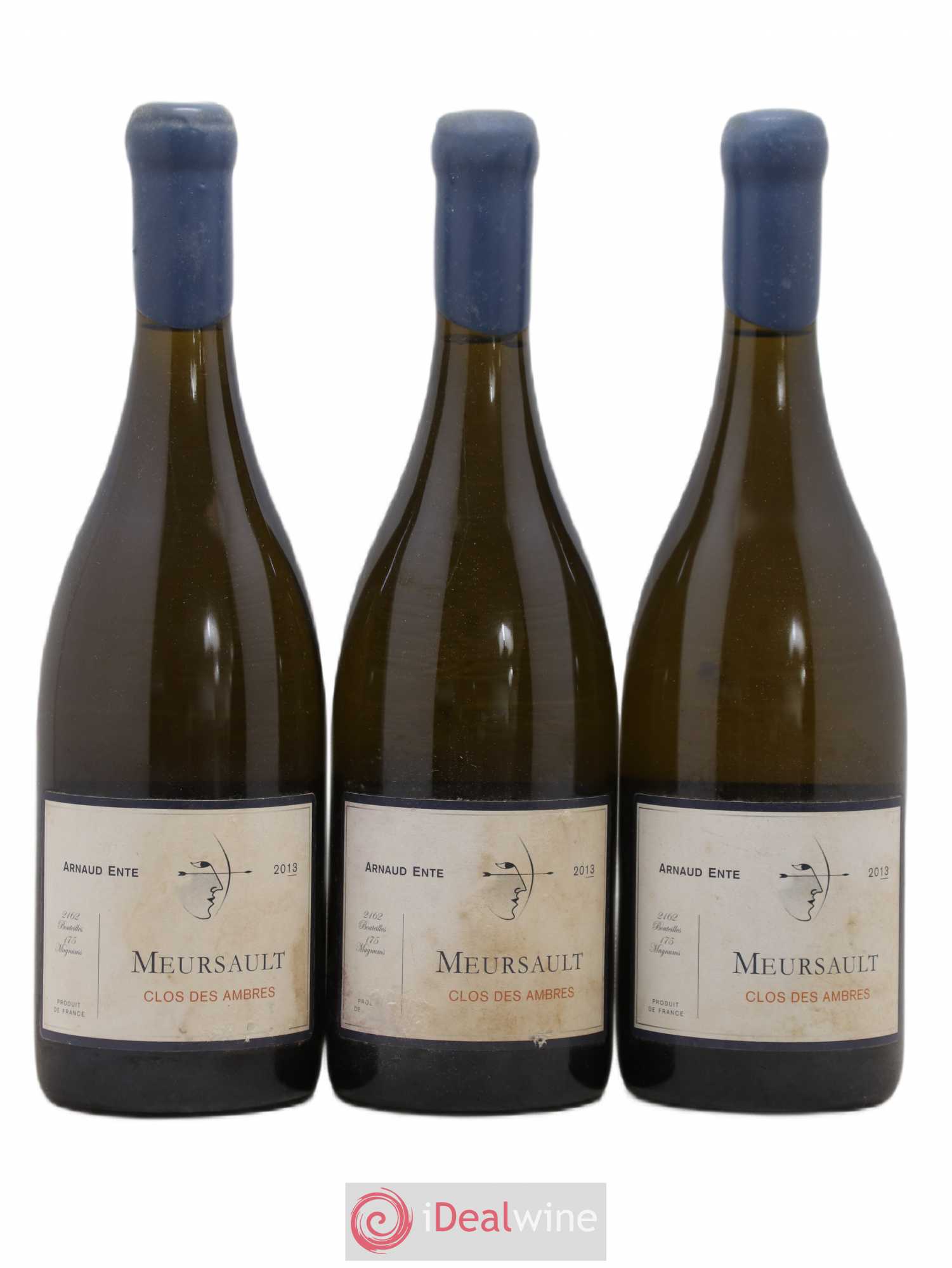 Meursault Clos des Ambres Arnaud Ente 2013 - Lot de 3 bouteilles - 0