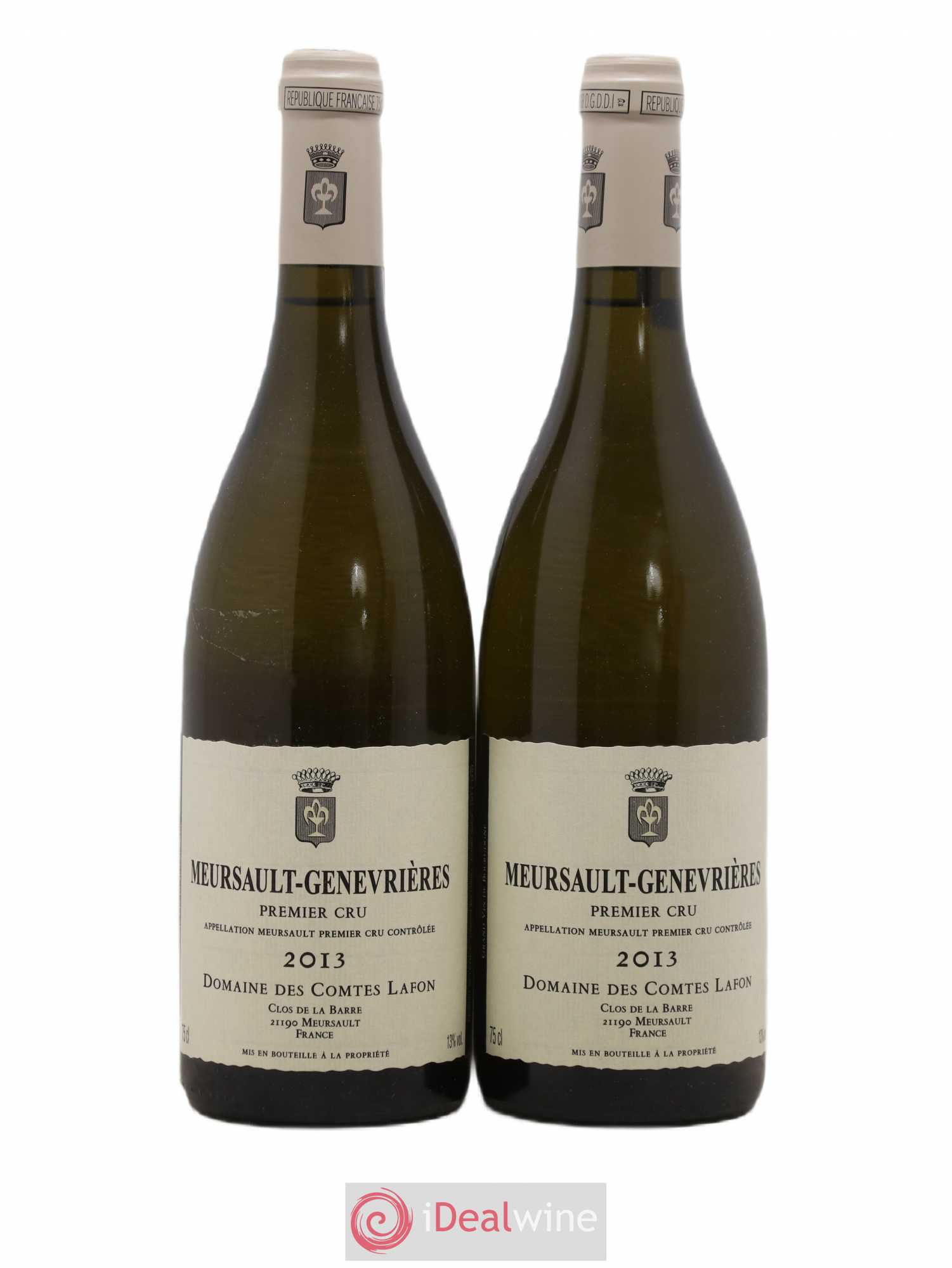 Meursault 1er Cru Genevrières Comtes Lafon (Domaine des) 2013 - Lot de 2 bouteilles - 0