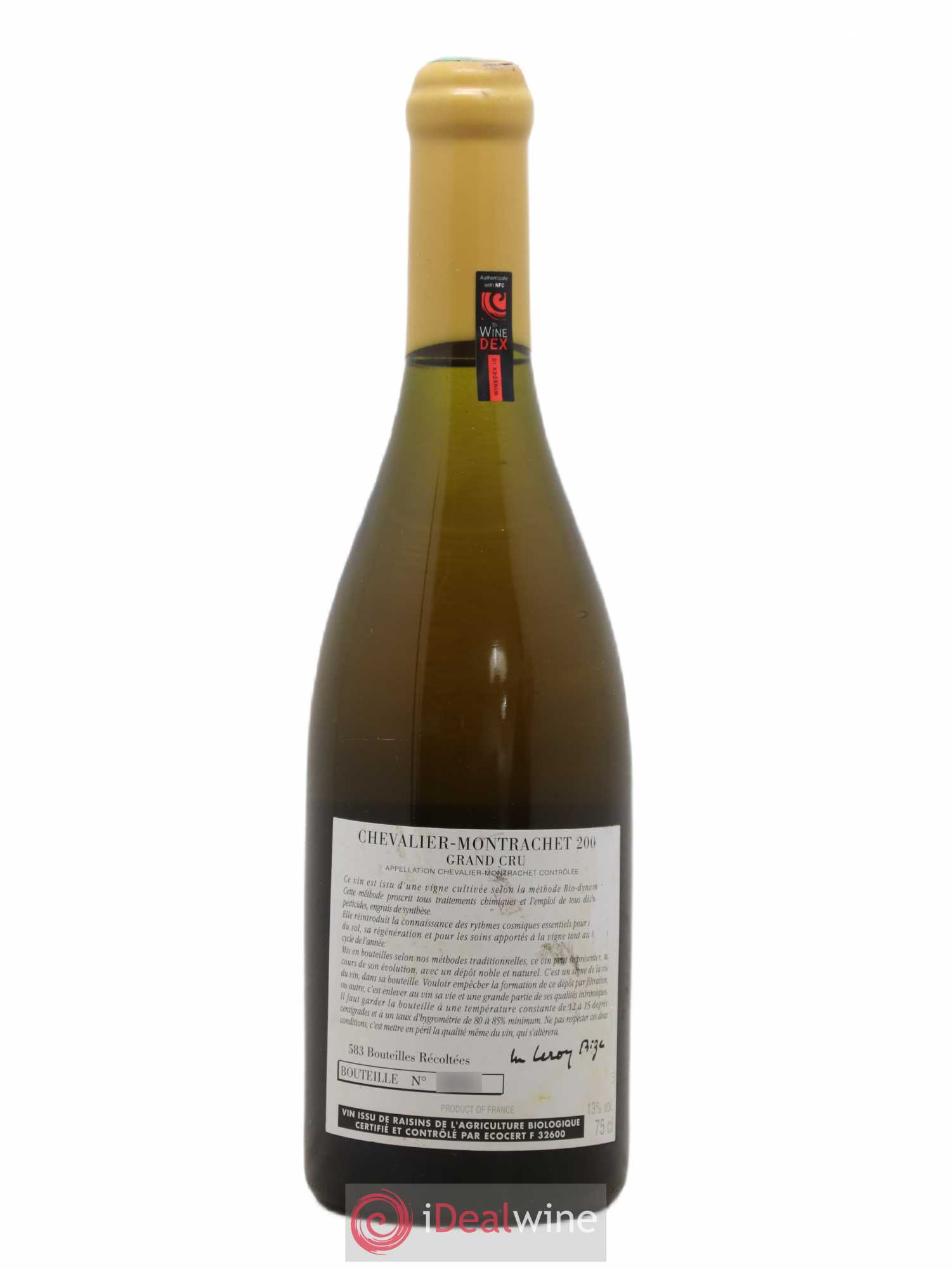 Chevalier-Montrachet Grand Cru d'Auvenay (Domaine) 2001 - Lot de 1 bouteille - 1