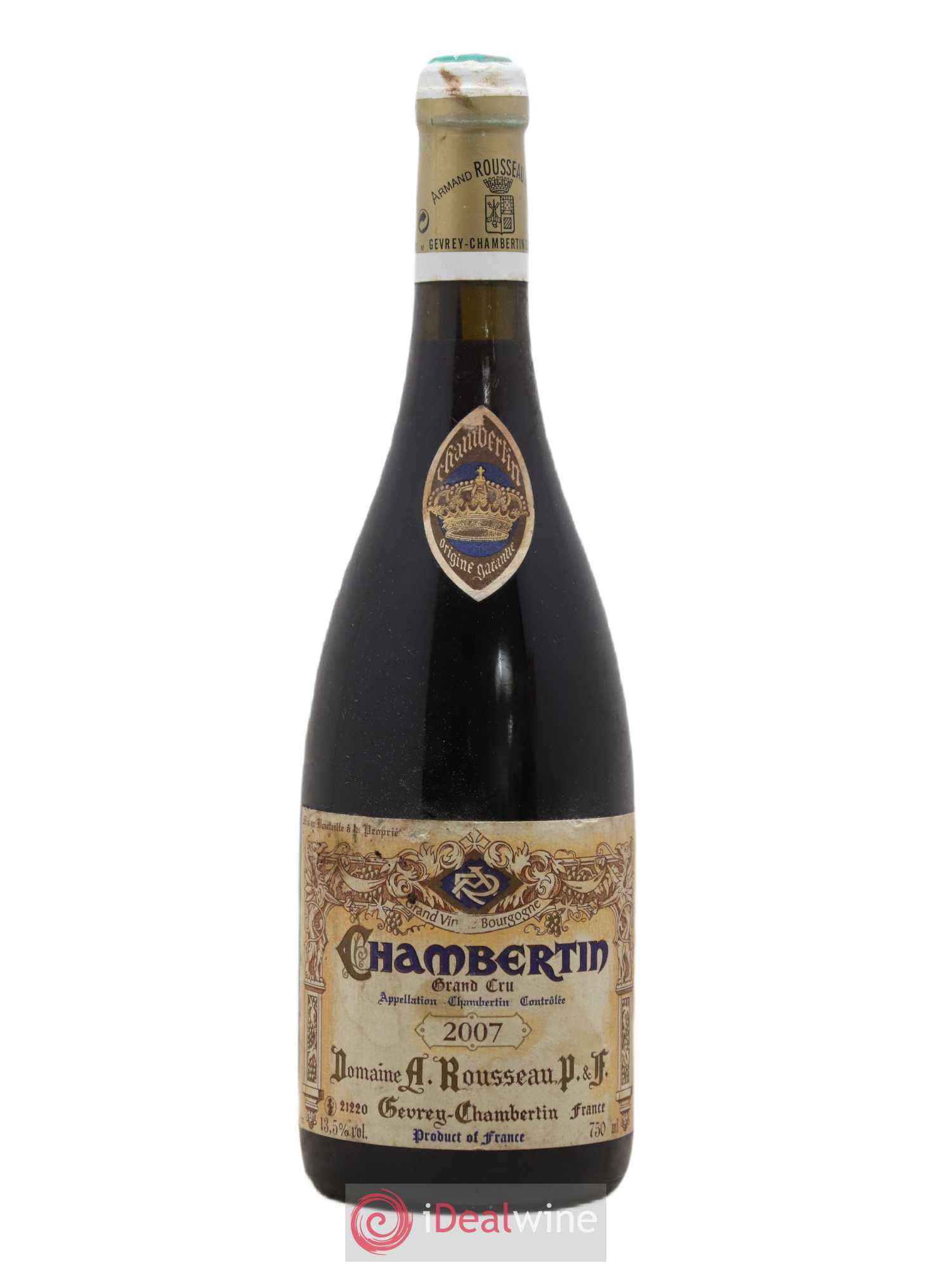 Chambertin Grand Cru Armand Rousseau (Domaine) 2007 - Lot de 1 bouteille - 0