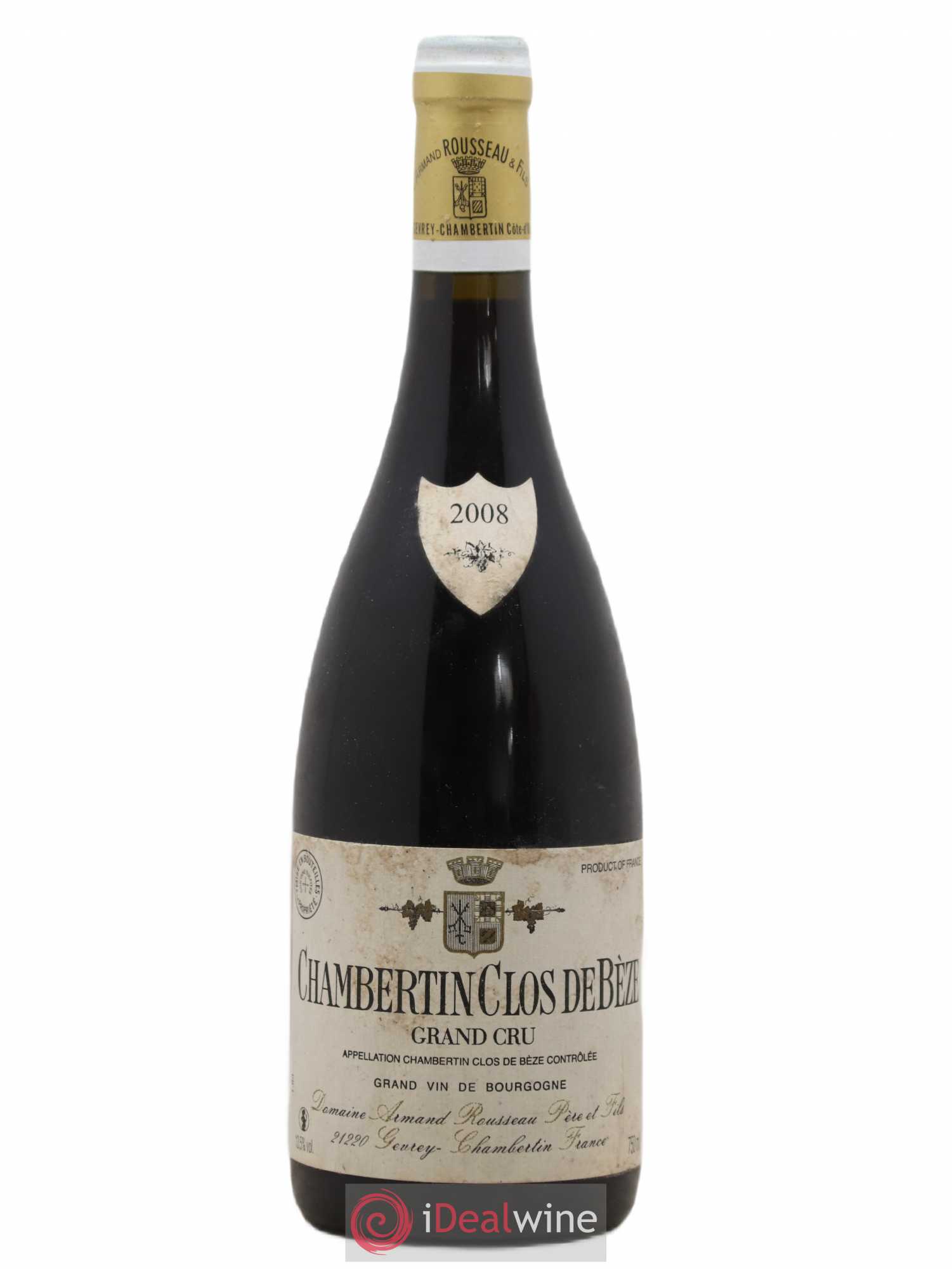 Chambertin Clos de Bèze Grand Cru Armand Rousseau (Domaine) 2008 - Lot de 1 bouteille - 0