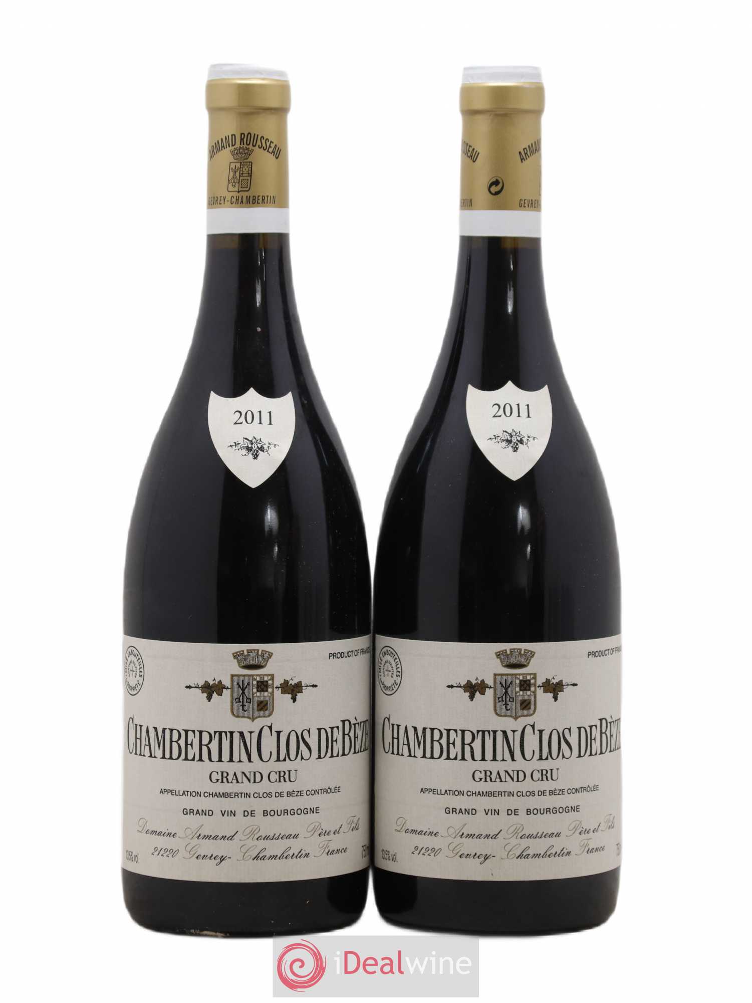 Chambertin Clos de Bèze Grand Cru Armand Rousseau (Domaine) 2011 - Lot de 2 bouteilles - 0