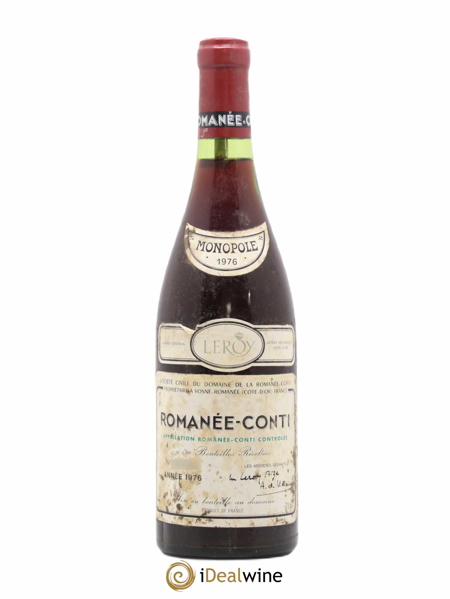 Romanée-Conti Grand Cru Domaine de la Romanée-Conti 1976 - Lot de 1 bouteille - 0