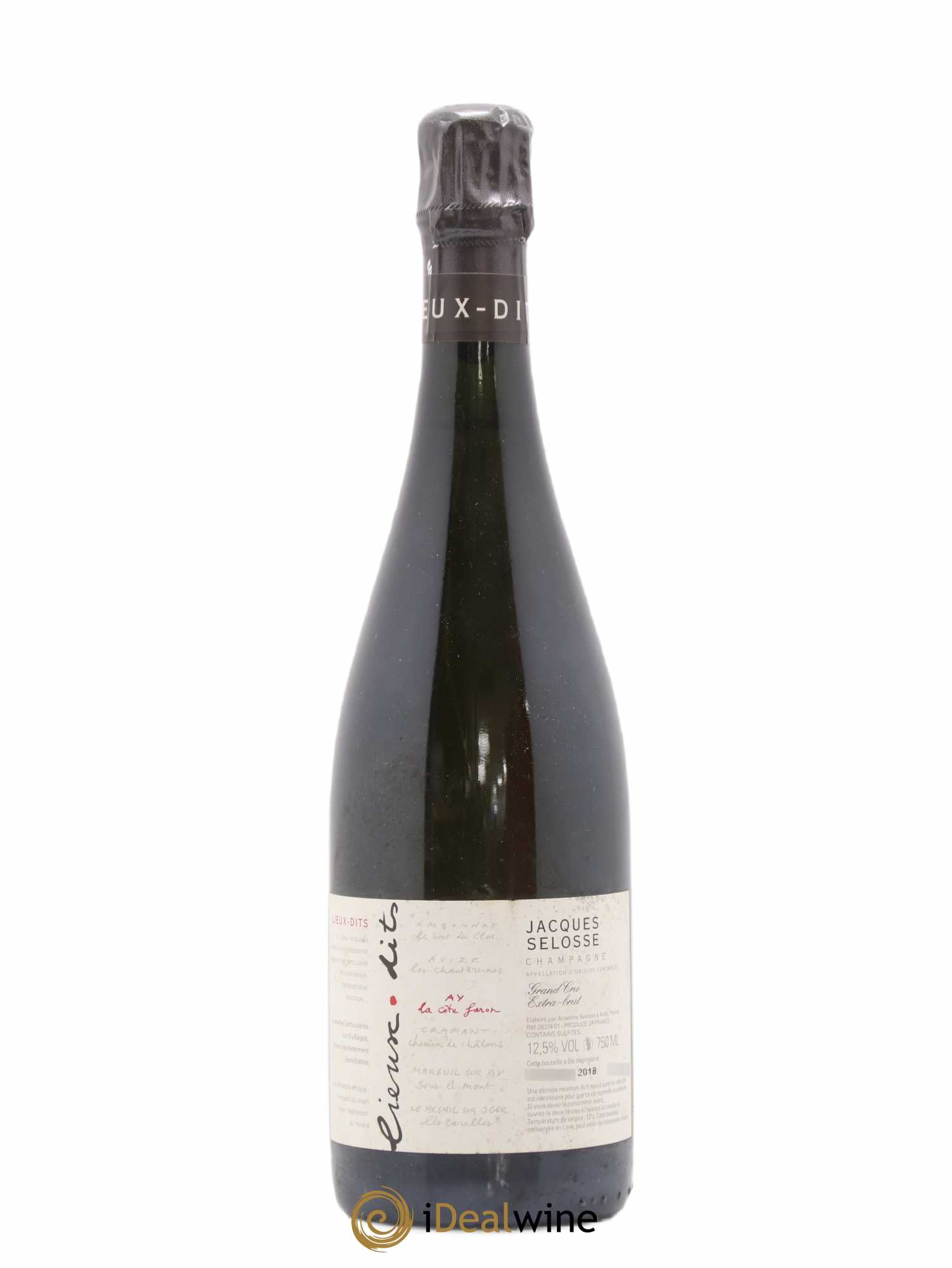 La Côte Faron Blanc de Noirs Grand Cru Extra-Brut Jacques Selosse - Lot de 1 bouteille - 0