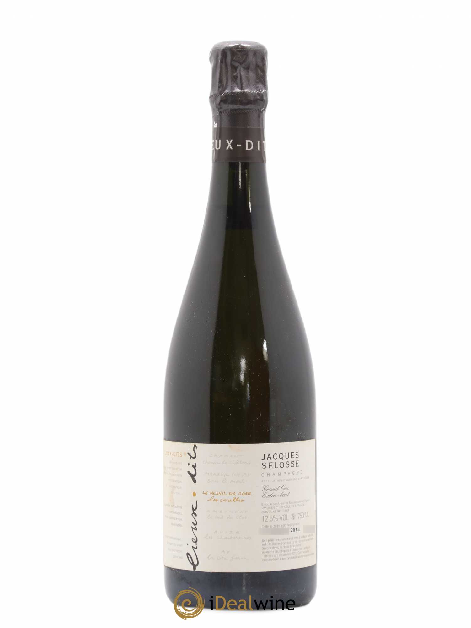 Les Carelles Blanc de Blancs Jacques Selosse - Lot de 1 bouteille - 0