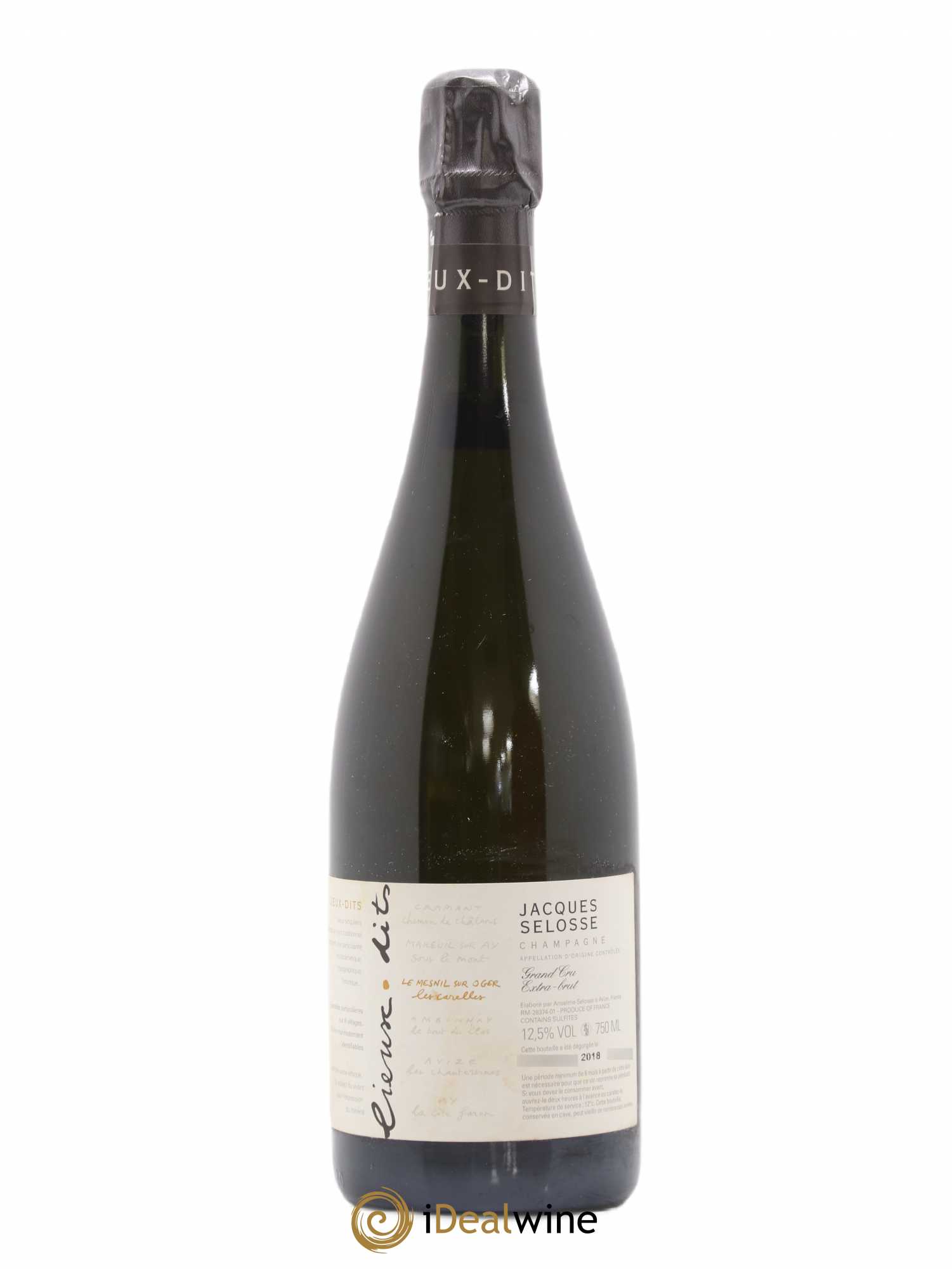 Les Carelles Blanc de Blancs Jacques Selosse - Lot de 1 bouteille - 0