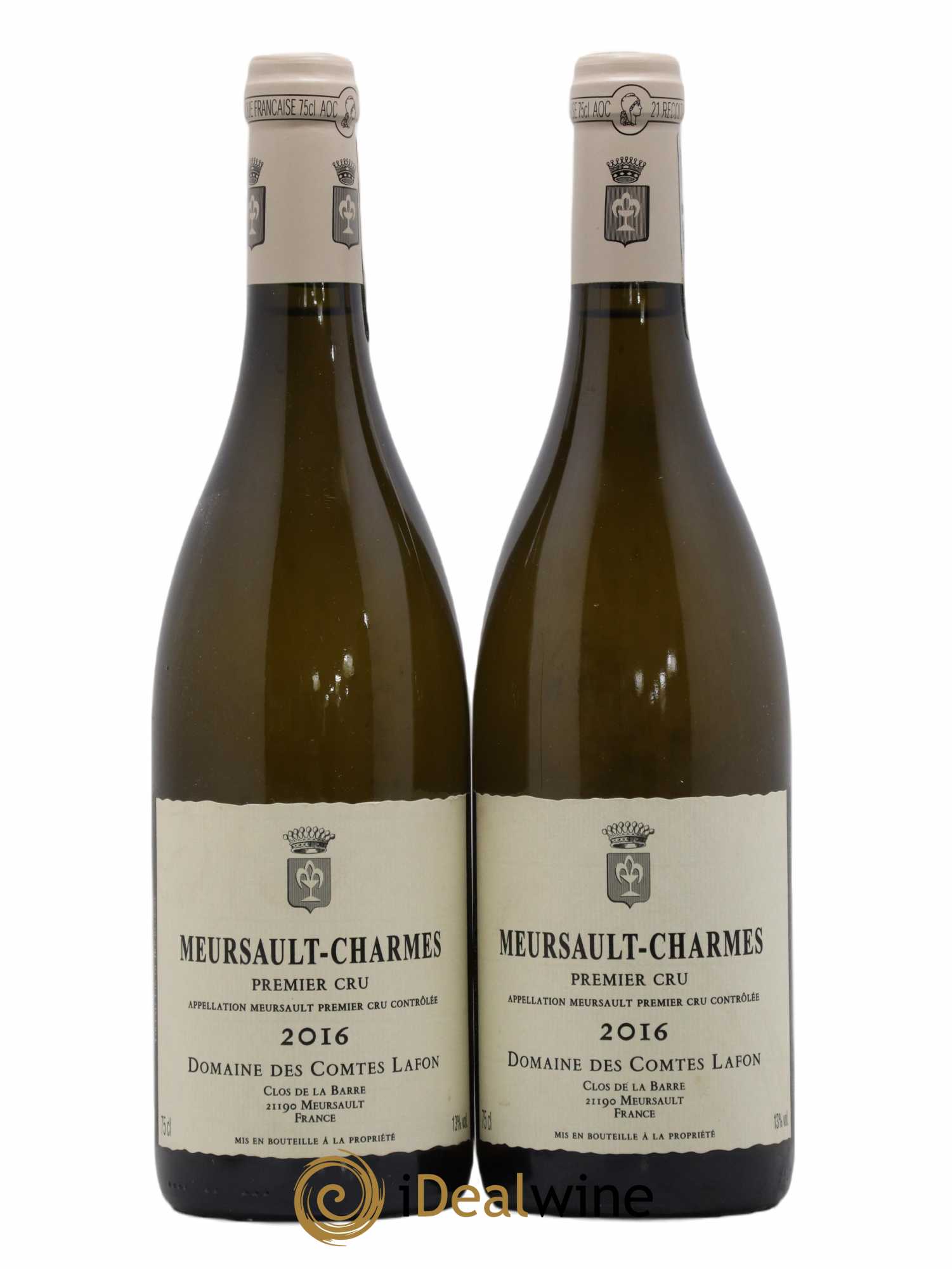 Meursault 1er Cru Charmes Comtes Lafon (Domaine des) 2016 - Lot de 2 bouteilles - 0