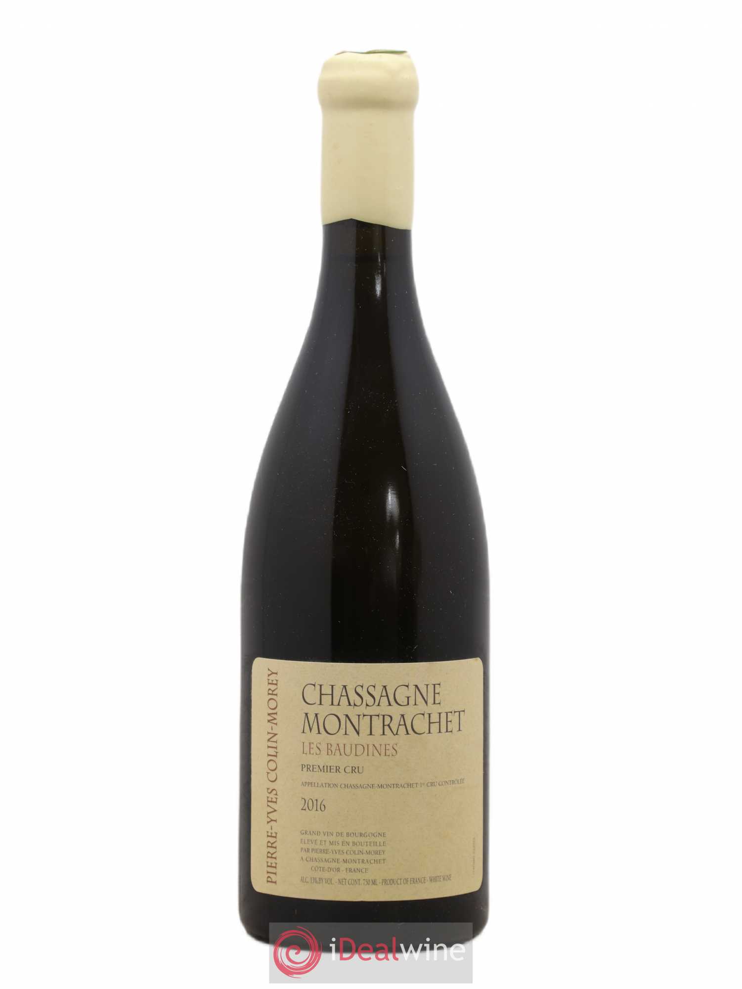 Chassagne-Montrachet 1er Cru Les Baudines Pierre-Yves Colin Morey 2016 - Lot de 1 bouteille - 0