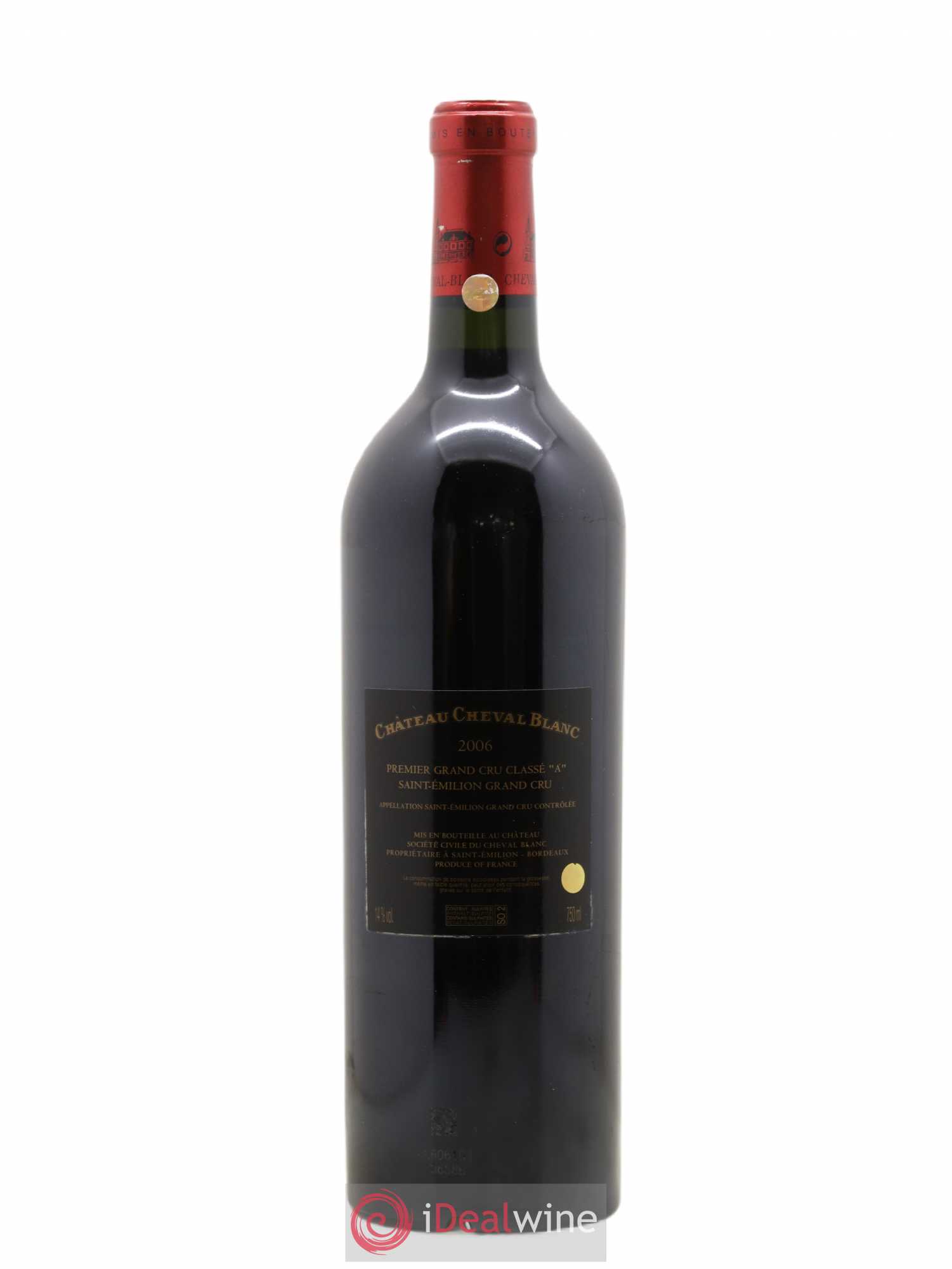 Château Cheval Blanc 1er Grand Cru Classé A 2006 - Lot de 1 bouteille - 1