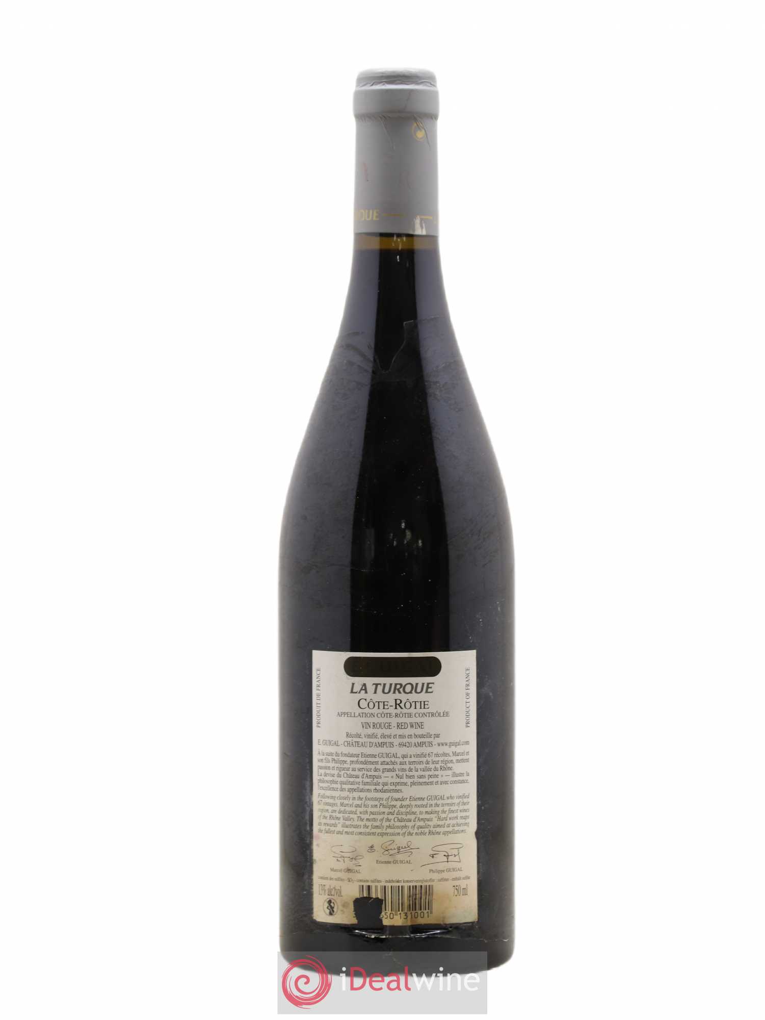 Côte-Rôtie La Turque Guigal 2005 - Lot de 1 bouteille - 1
