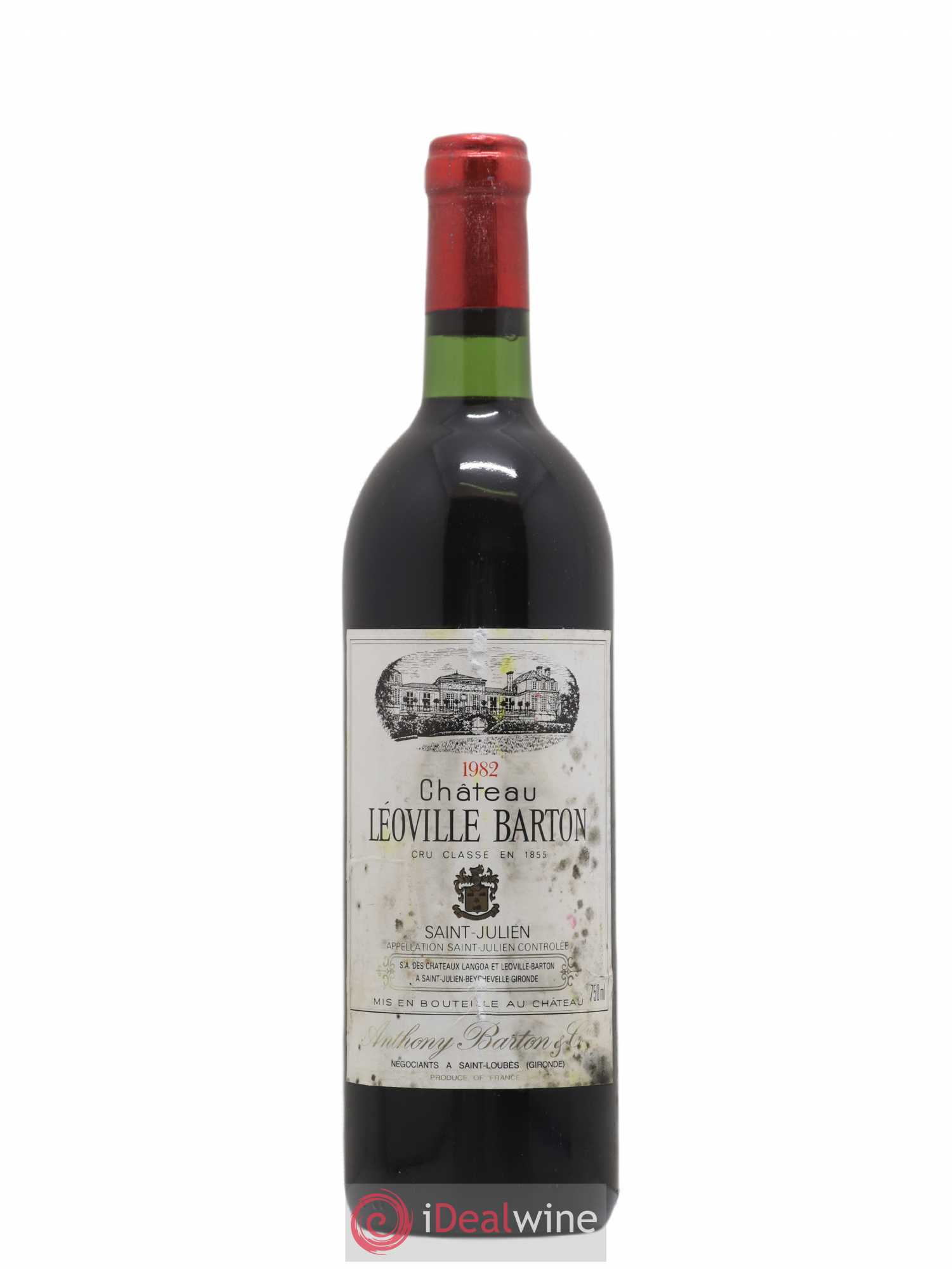 Château Léoville Barton 2ème Grand Cru Classé 1982 - Lot de 1 bouteille - 0
