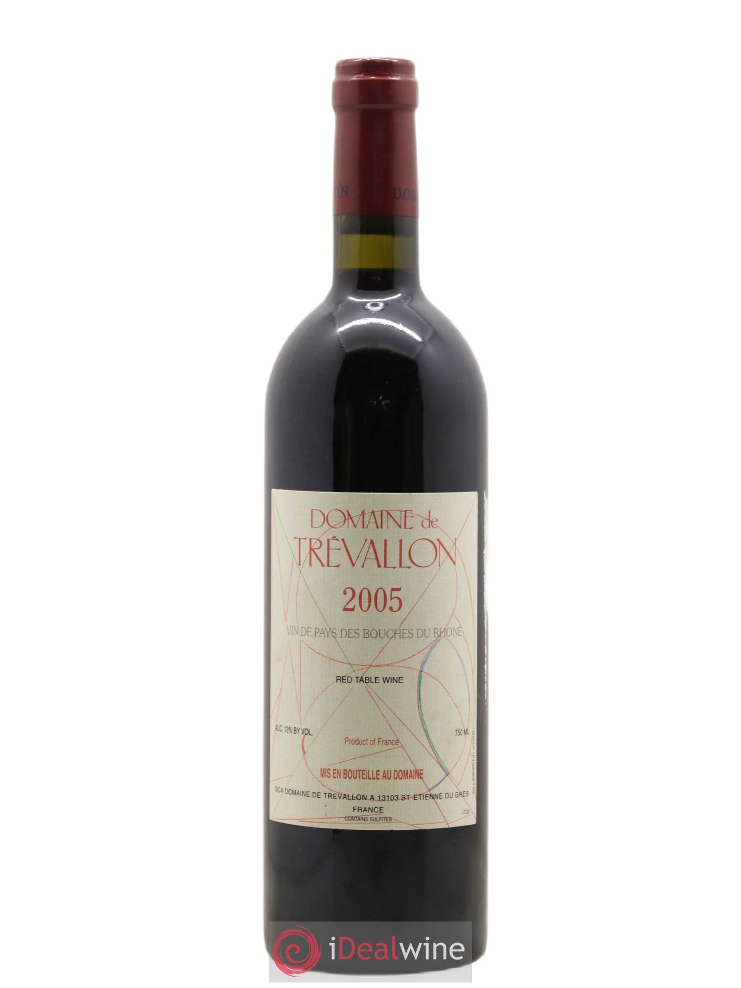 VDP Bouches du Rhône Trévallon (Domaine de) Eloi Dürrbach 2005 - Lot de 1 bouteille - 0