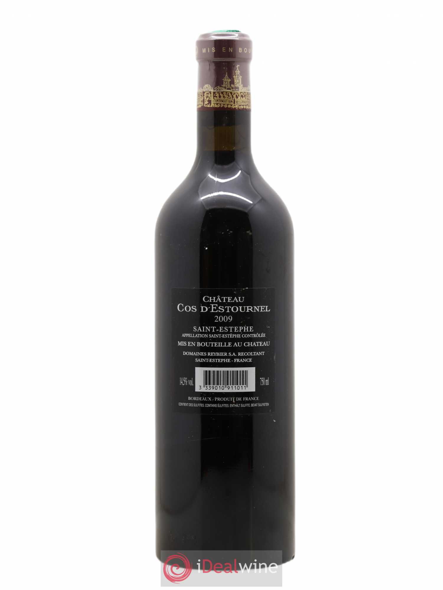 Cos d'Estournel 2ème Grand Cru Classé 2009 - Lot de 1 bouteille - 1