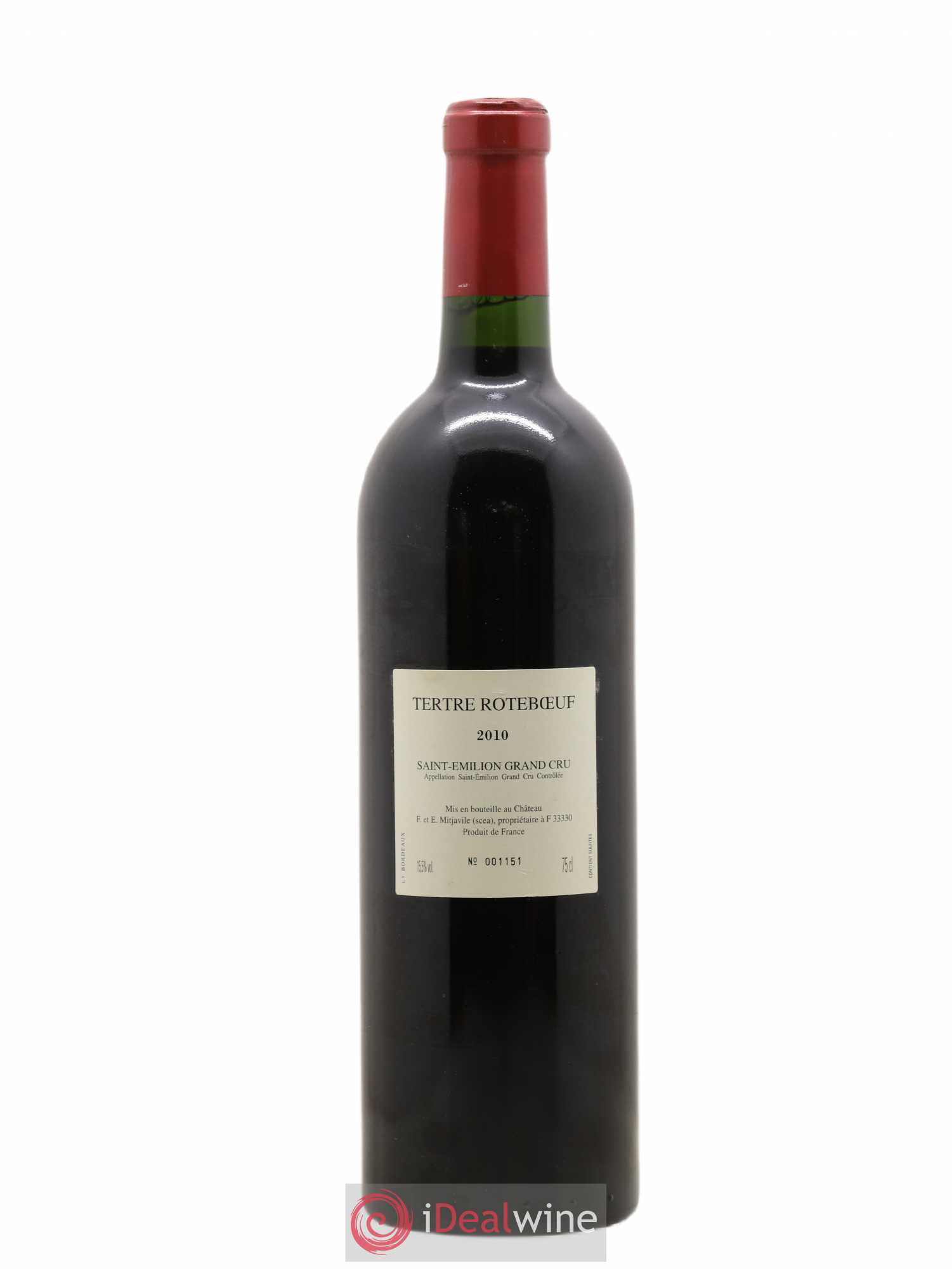 Château Tertre Roteboeuf 2010 - Lot de 1 bouteille - 1