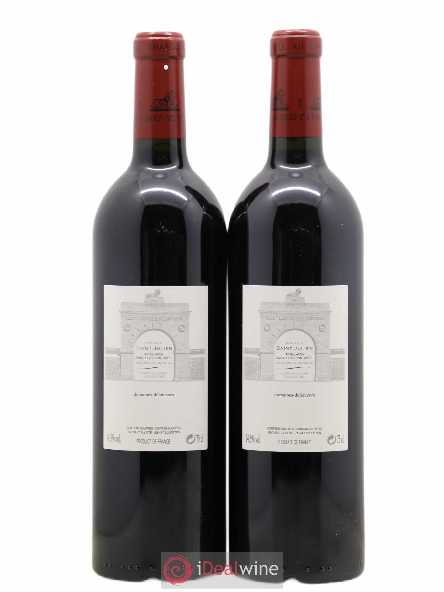 Château Léoville Las Cases 2ème Grand Cru Classé 2018 - Lot de 2 bouteilles - 1