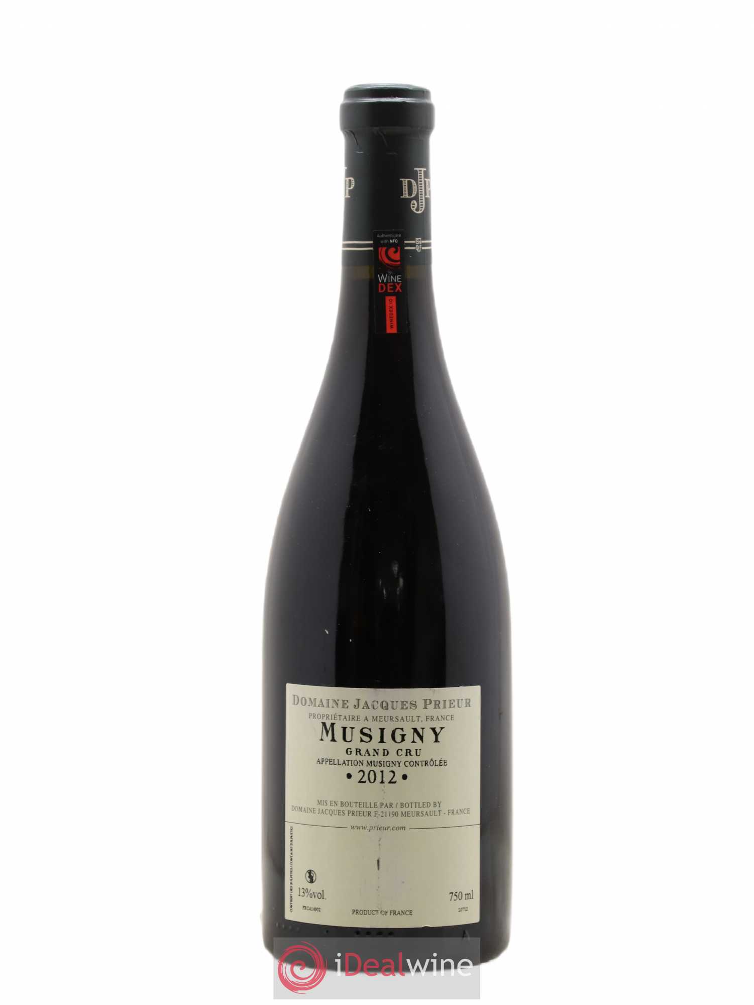 Musigny Grand Cru Jacques Prieur (Domaine) 2012 - Lot de 1 bouteille - 1