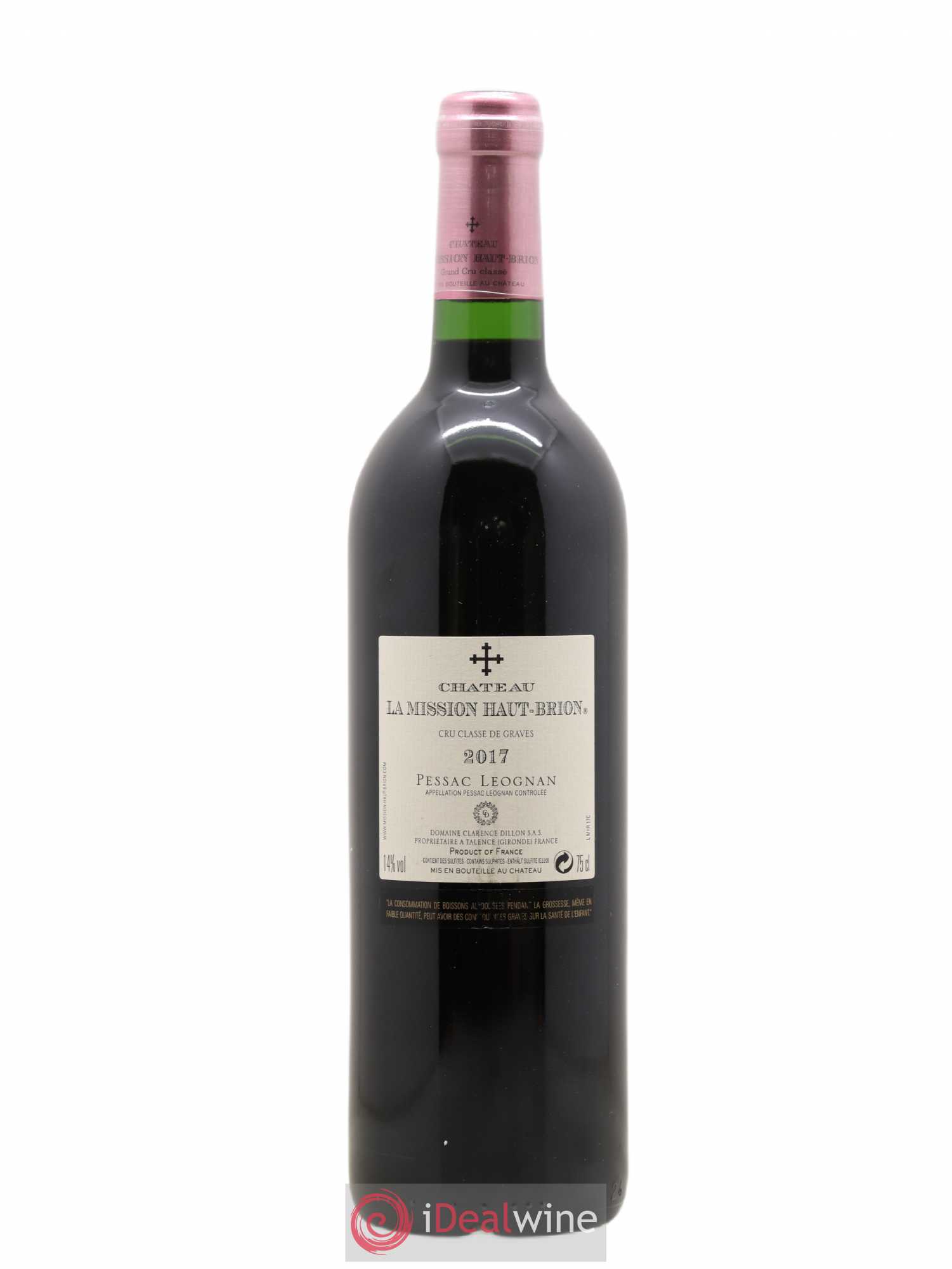 Château la Mission Haut-Brion Cru Classé de Graves 2017 - Lot de 1 bouteille - 1