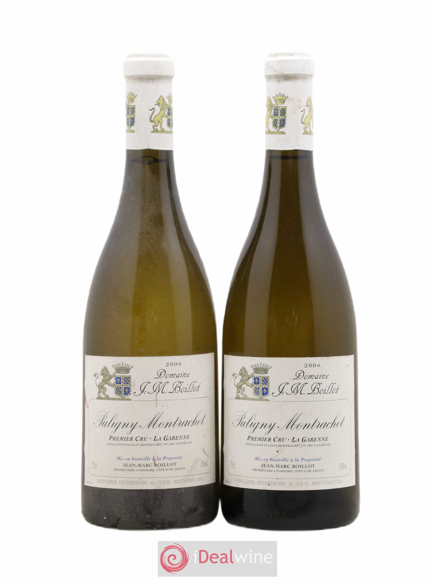 Puligny-Montrachet 1er Cru La Garenne Jean Marc Boillot 2004 - Posten von 2 Flaschen - 0