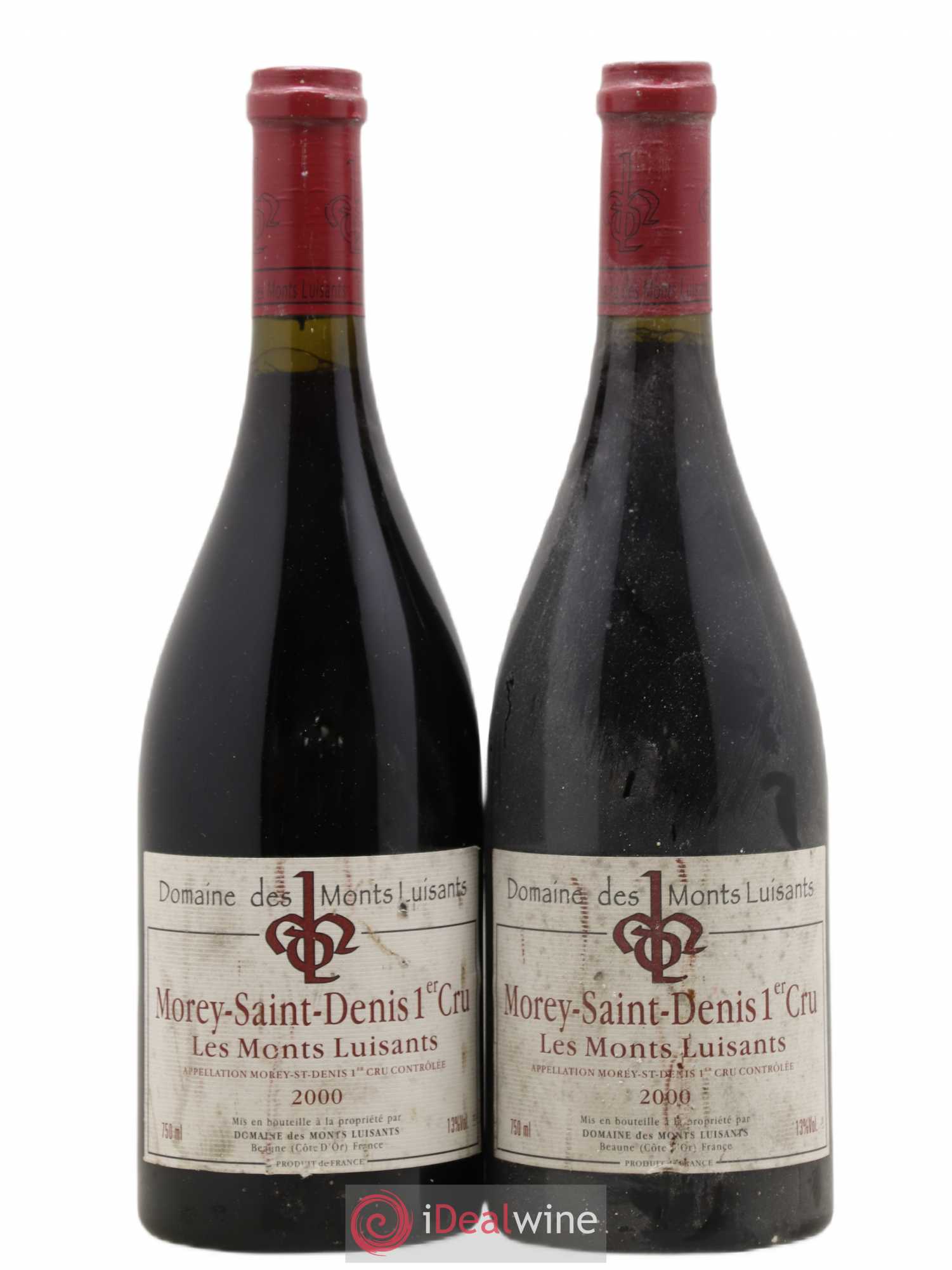 Morey-Saint-Denis 1er Cru Les Monts Luisants Domaine des Monts Luisants 2000 - Posten von 2 Flaschen - 0