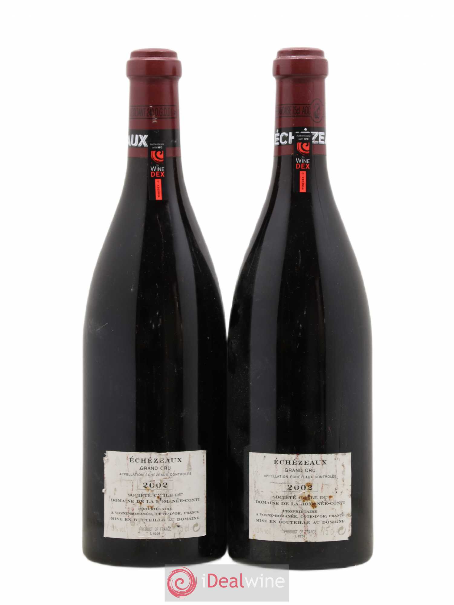 Echezeaux Grand Cru Domaine de la Romanée-Conti 2002 - Lot de 2 bouteilles - 1