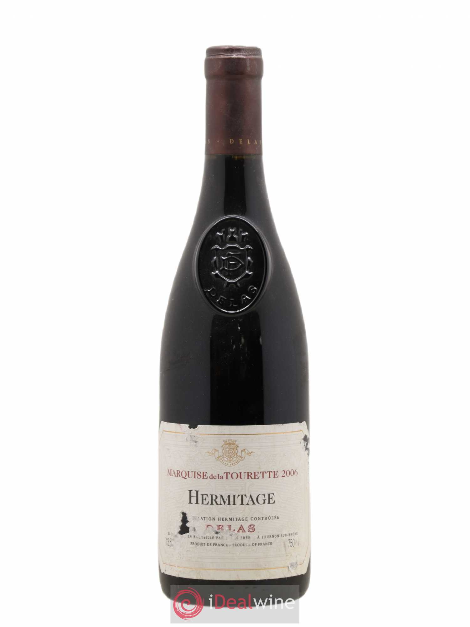 Hermitage Marquise de la Tourette Delas Frères 2006 - Lot de 1 bouteille - 0
