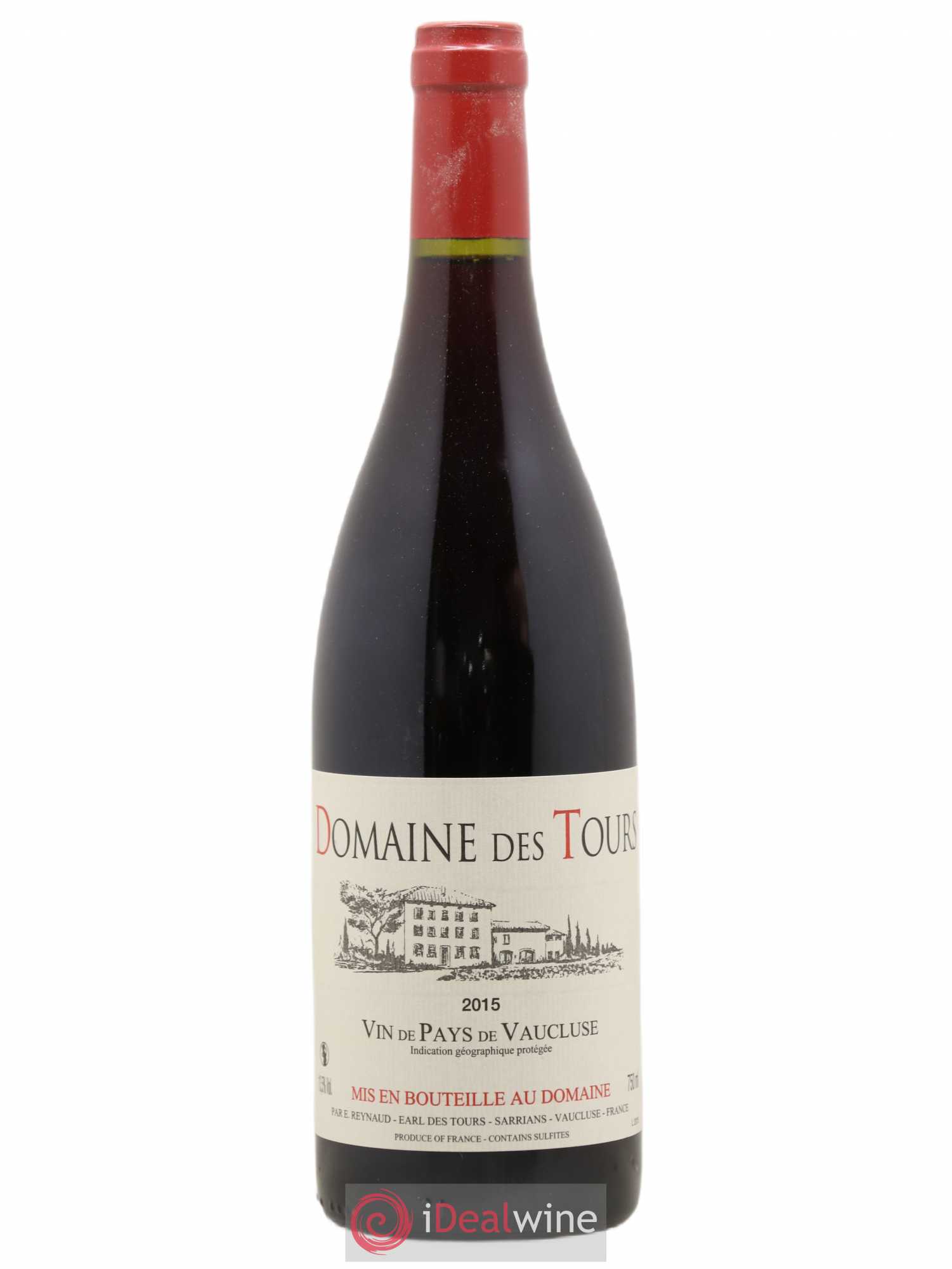 Vaucluse (Vin de Pays de Vaucluse) Domaine des Tours Emmanuel Reynaud 2015 - Lot de 1 bouteille - 0