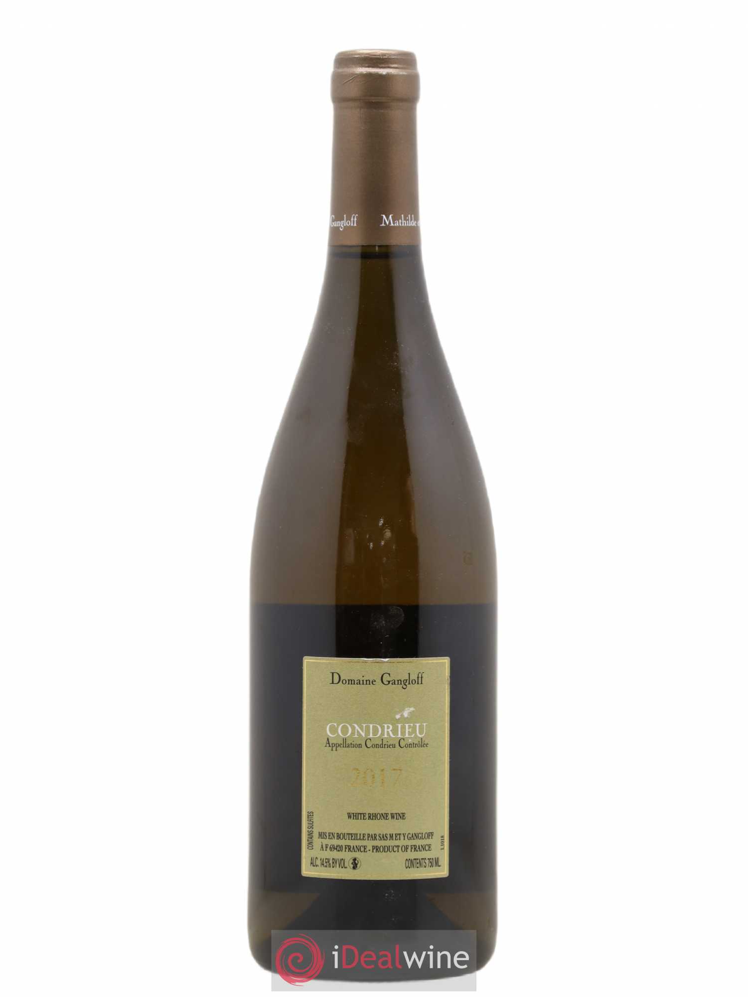 Condrieu Domaine Gangloff (Domaine) 2017 - Lot de 1 bouteille - 1