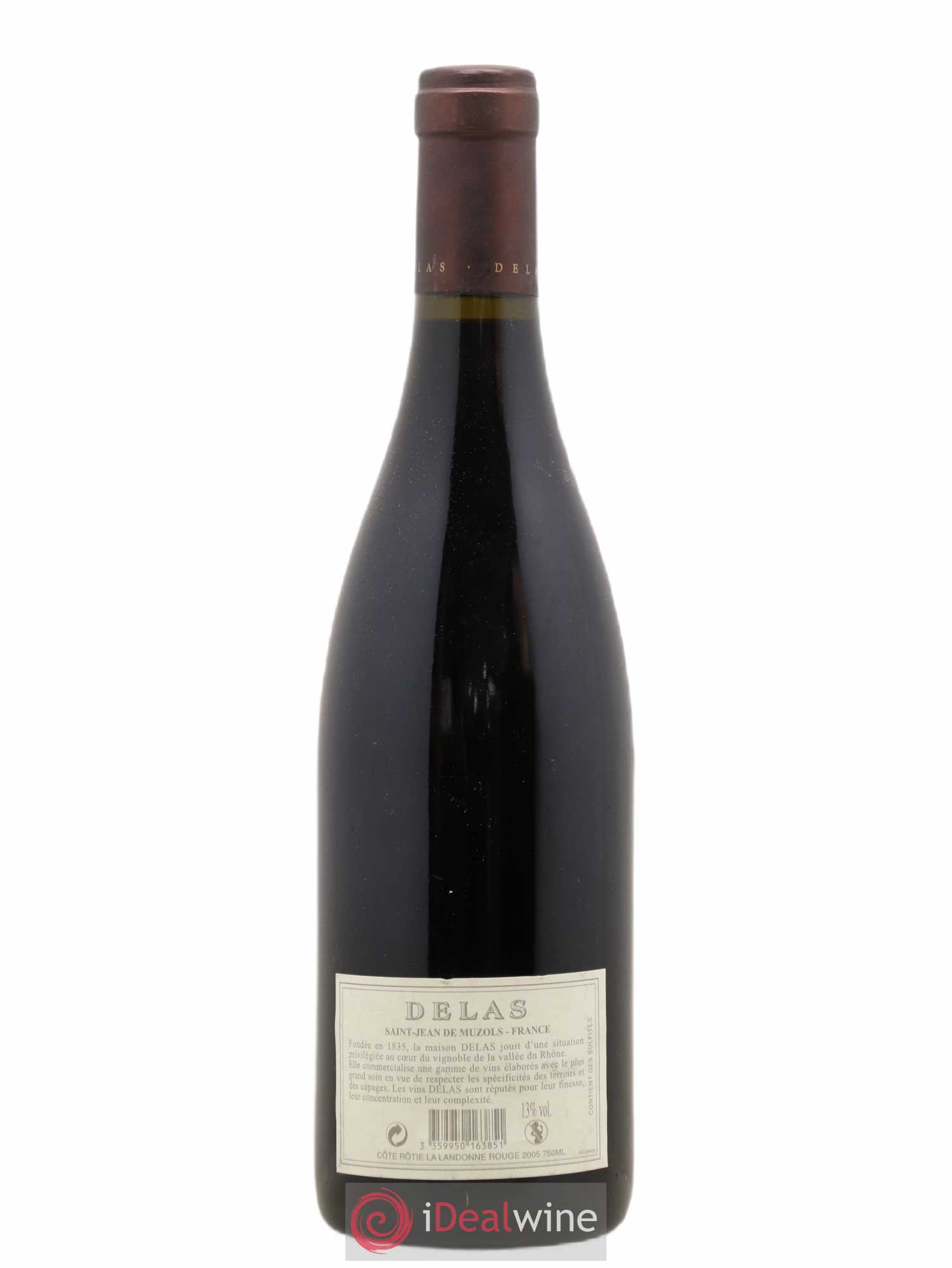 Côte-Rôtie La Landonne Delas Frères 2005 - Lot de 1 bouteille - 1