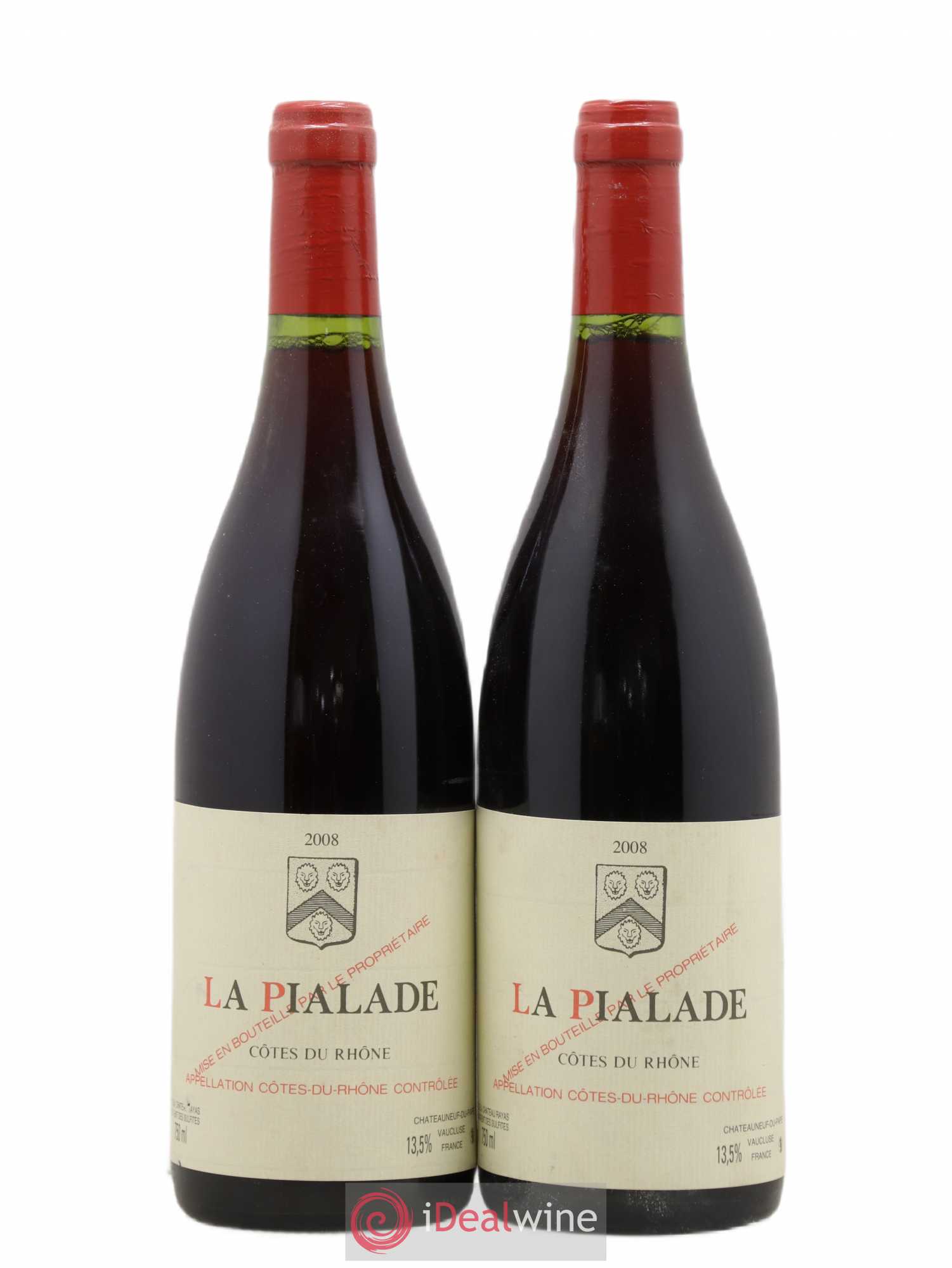 Côtes-du-Rhône La Pialade Emmanuel Reynaud 2008 - Lot de 2 bouteilles - 0