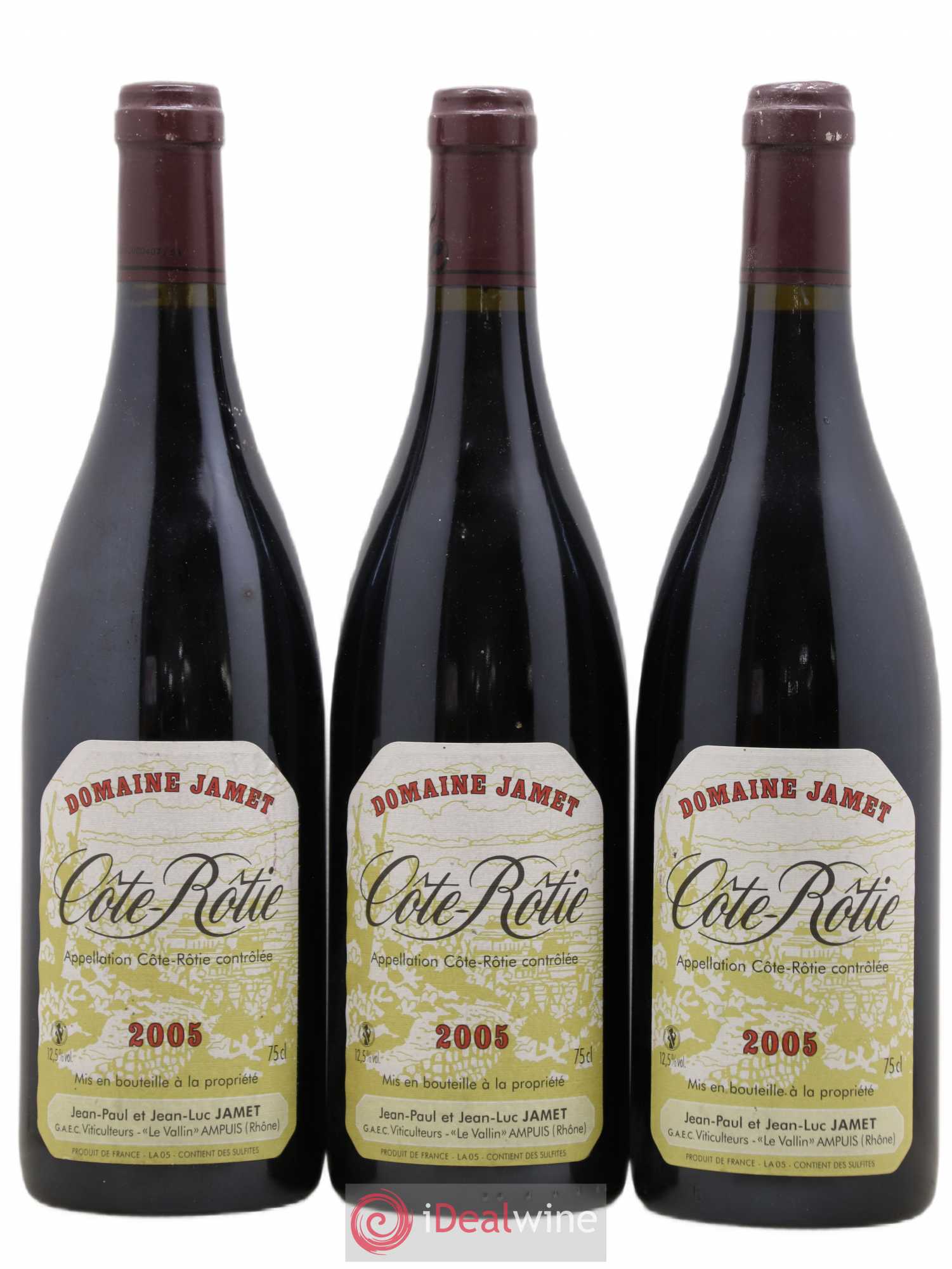 Côte-Rôtie Jamet (Domaine) 2005 - Lot de 3 bouteilles - 0