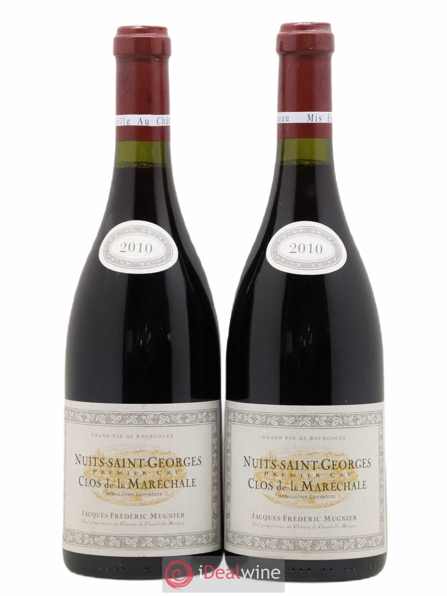Nuits-Saint-Georges 1er Cru Clos de La Maréchale Jacques-Frédéric Mugnier 2010 - Lot de 2 bouteilles - 0