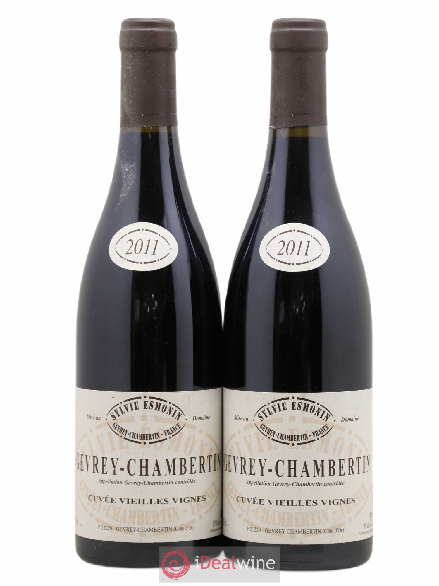 Gevrey-Chambertin Vieilles Vignes Sylvie Esmonin 2011 - Lot de 2 bouteilles - 0