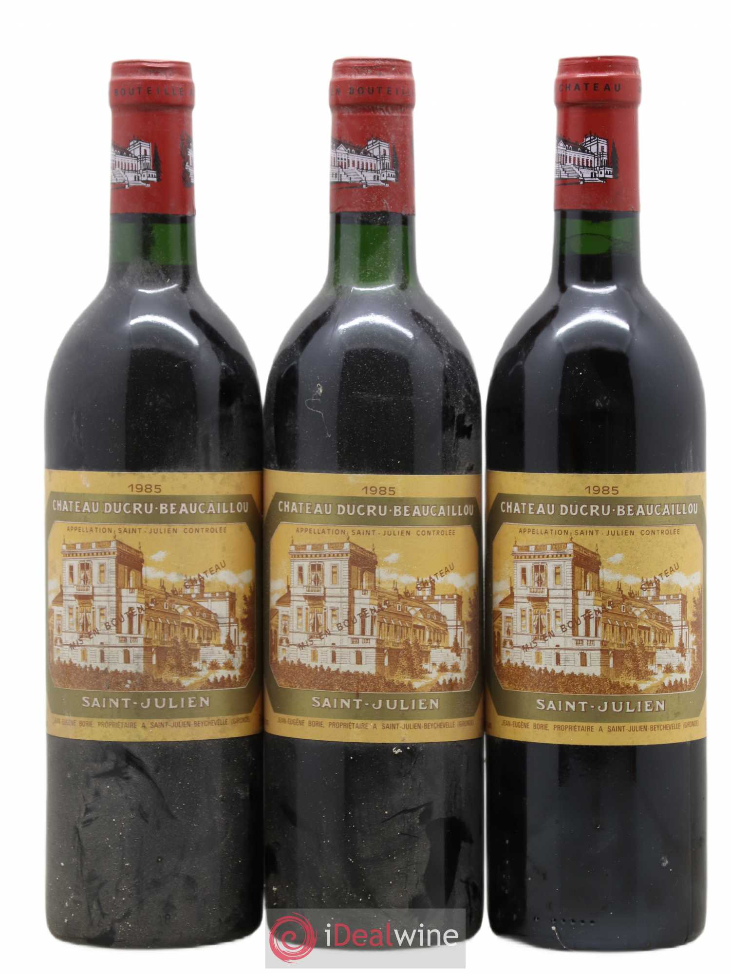 Château Ducru Beaucaillou 2ème Grand Cru Classé 1985 - Lot de 3 bouteilles - 0