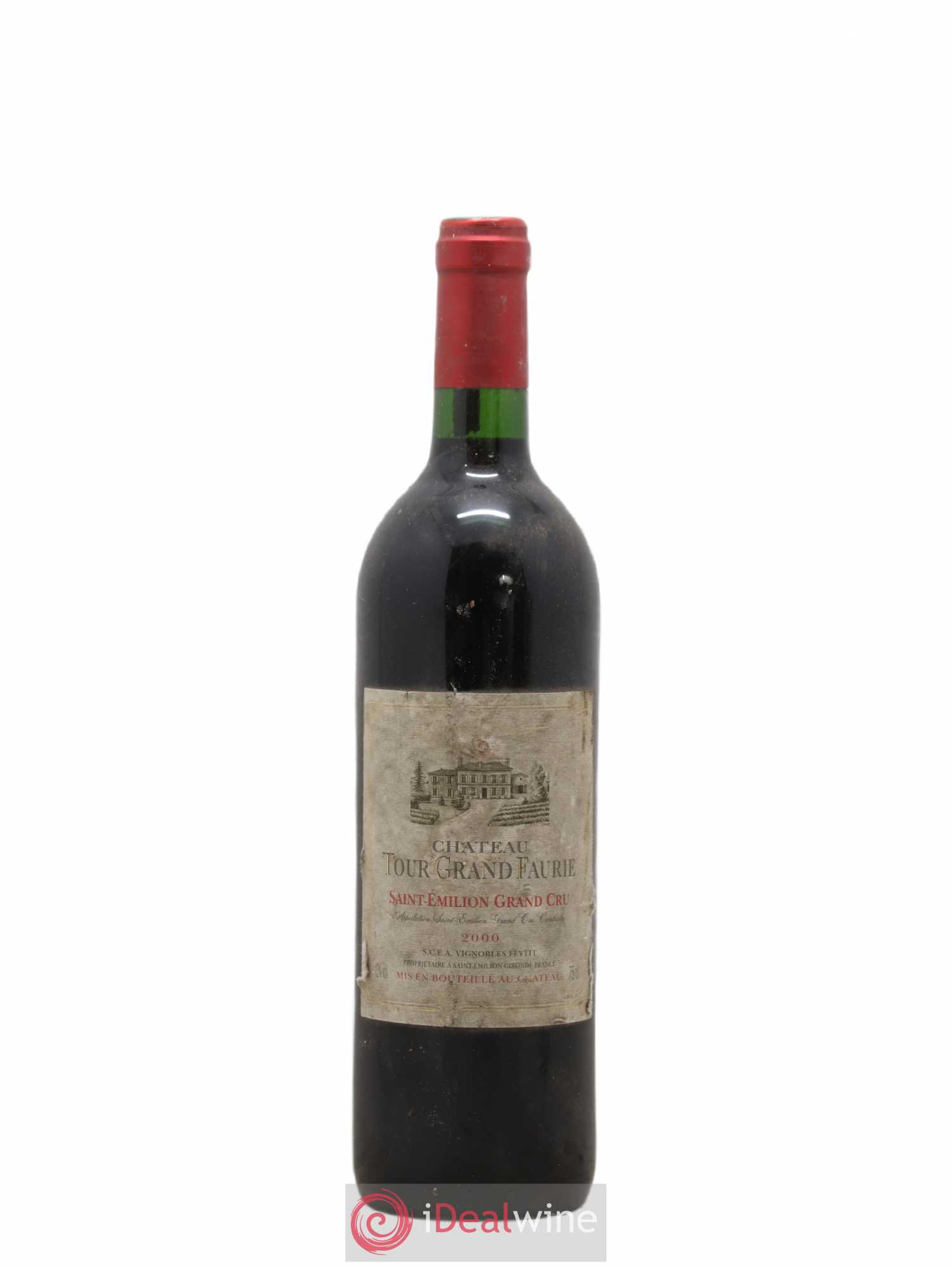 Saint-Émilion Grand Cru Château Tour Grand Faurie 2000 - Lot de 1 bouteille - 0