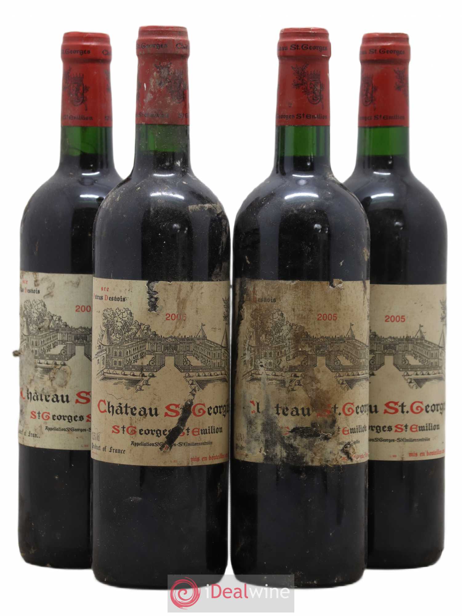 Château Saint-Georges (sans prix de réserve) 2005 - Lot de 4 bouteilles - 0