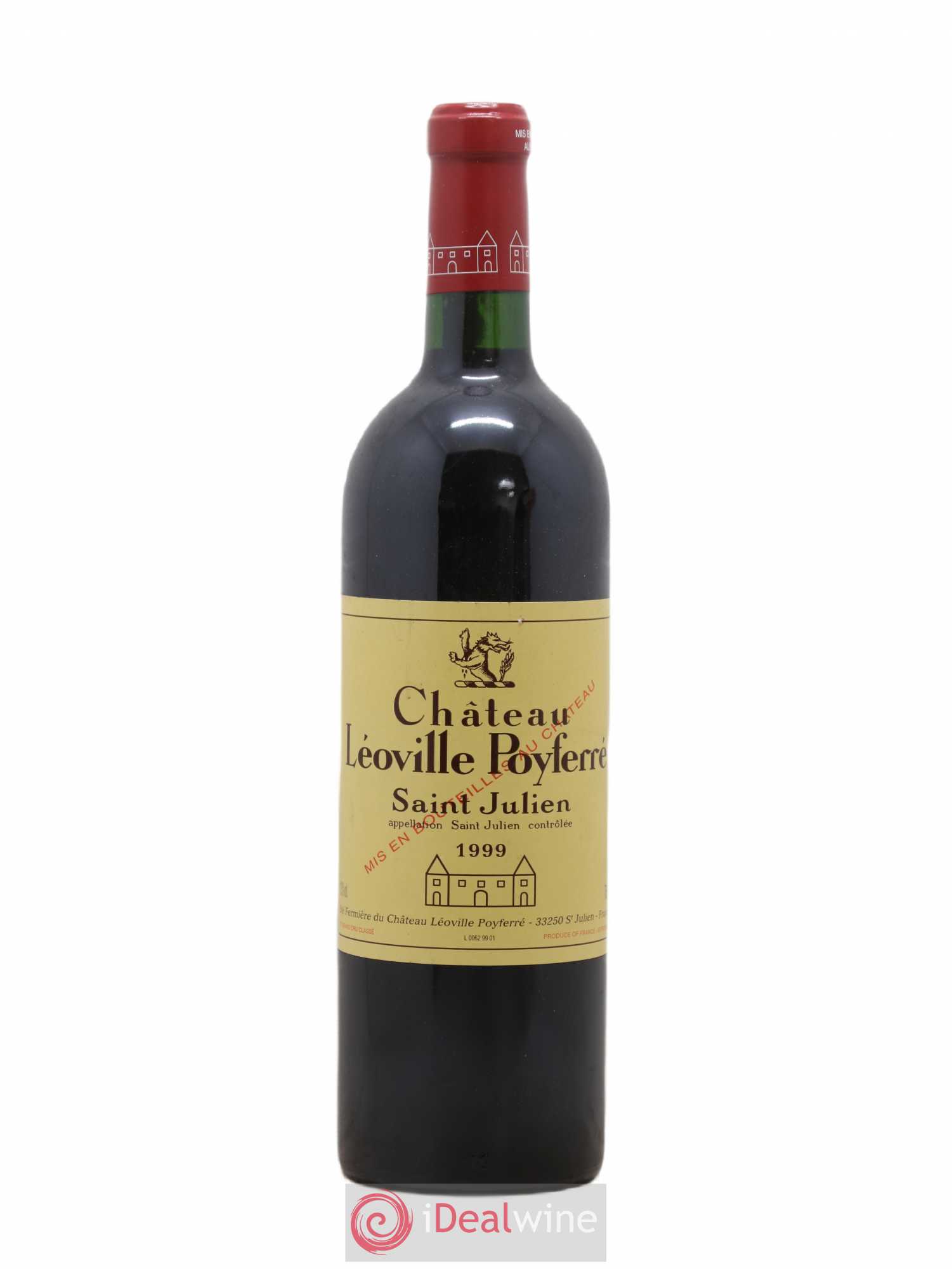 Château Léoville Poyferré 2ème Grand Cru Classé 1999 - Lot de 1 bouteille - 0