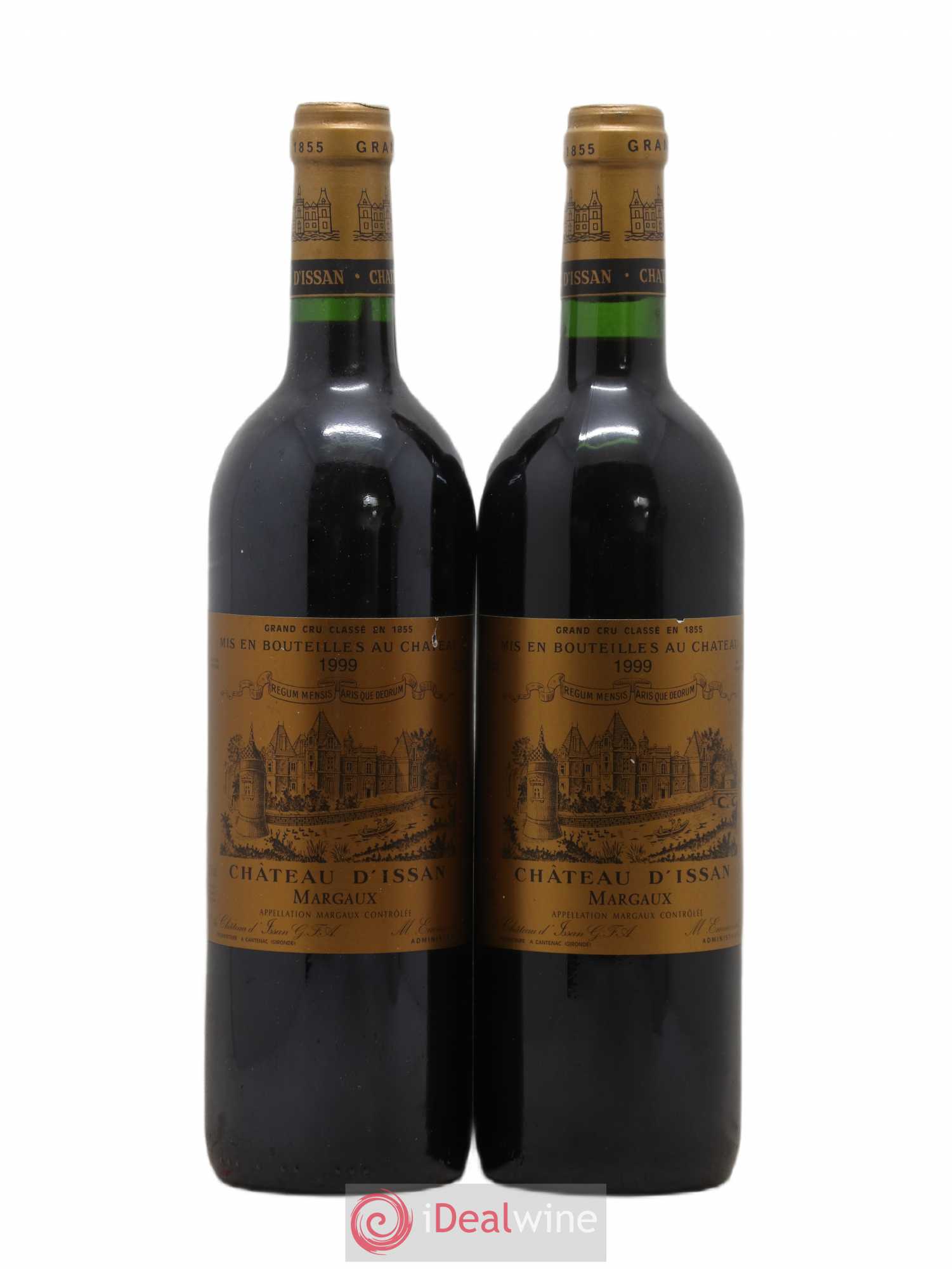 Château d'Issan 3ème Grand Cru Classé 1999 - Lot de 2 bouteilles - 0
