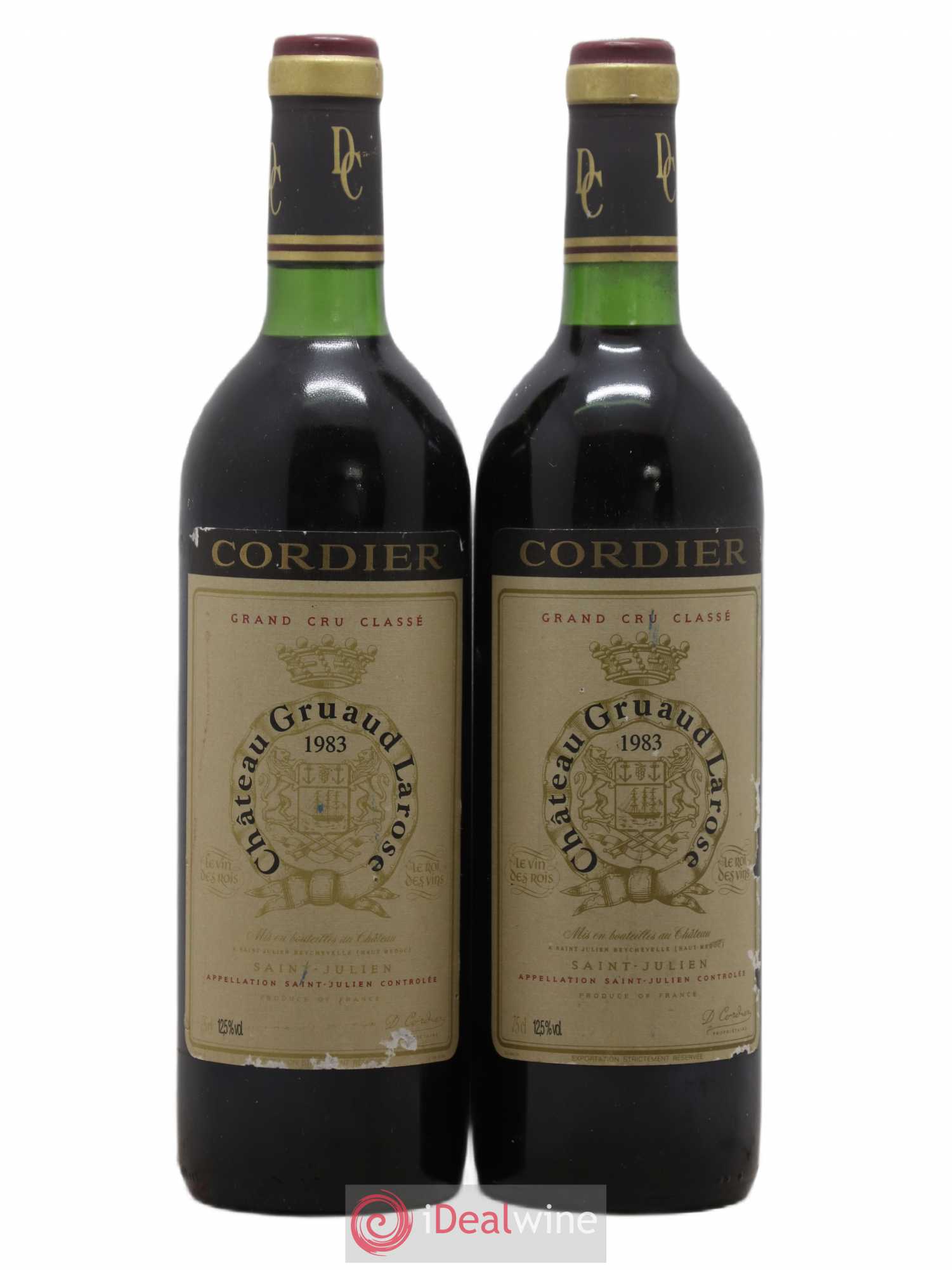Château Gruaud Larose 2ème Grand Cru Classé 1983 - Lot de 2 bouteilles - 0
