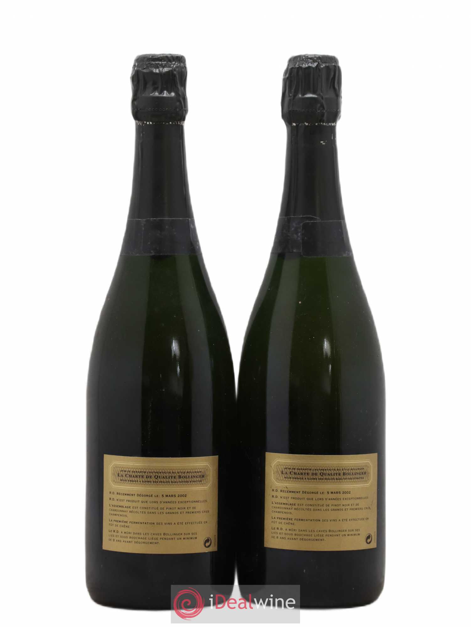 R.D. Extra-Brut Bollinger 1988 - Lot de 2 bouteilles - 1
