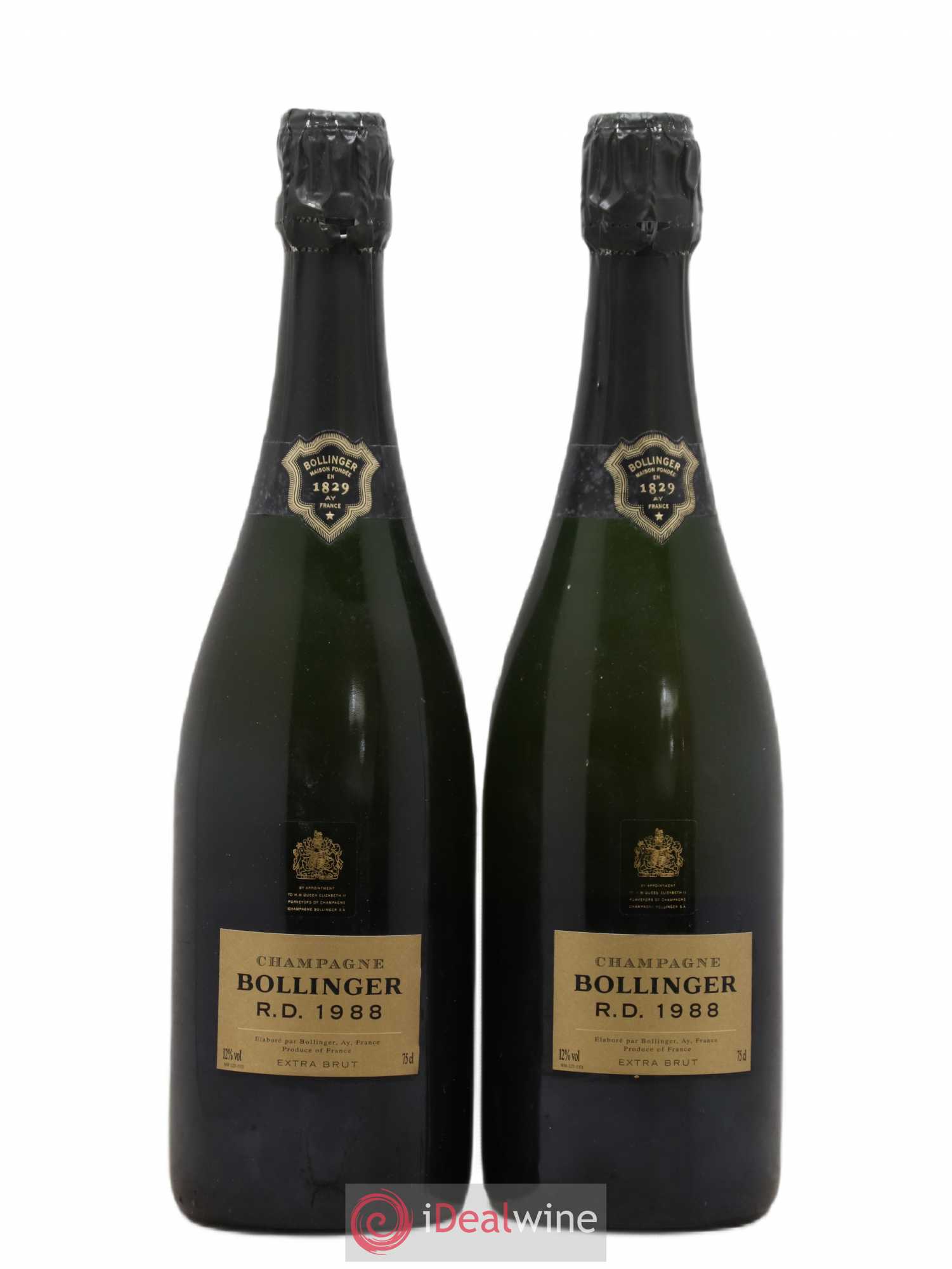 R.D. Extra-Brut Bollinger 1988 - Lot de 2 bouteilles - 0