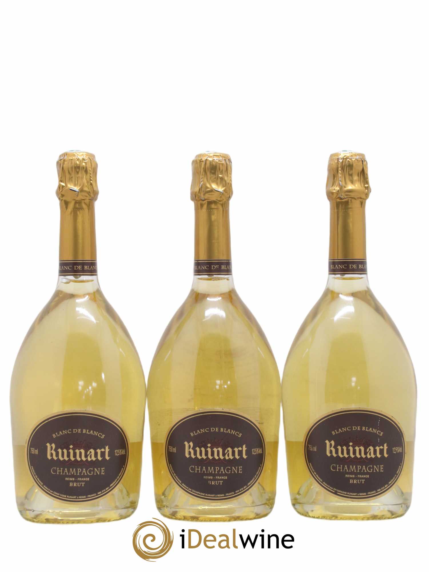 Blanc de Blancs Brut Ruinart - Lot de 3 bouteilles - 0
