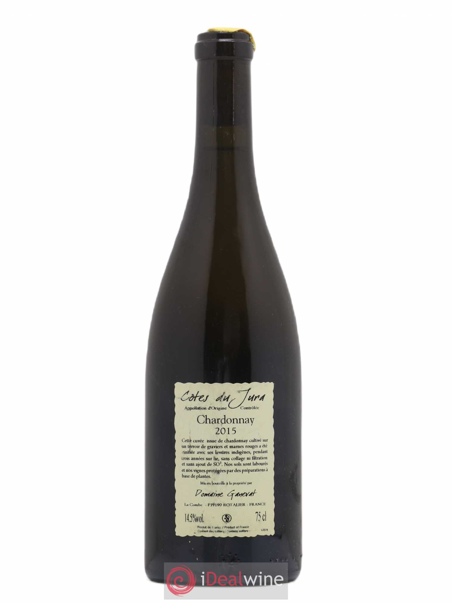 Côtes du Jura Les Gryphées Vieilles Vignes Jean-François Ganevat (Domaine) 2015 - Lot de 1 bouteille - 1