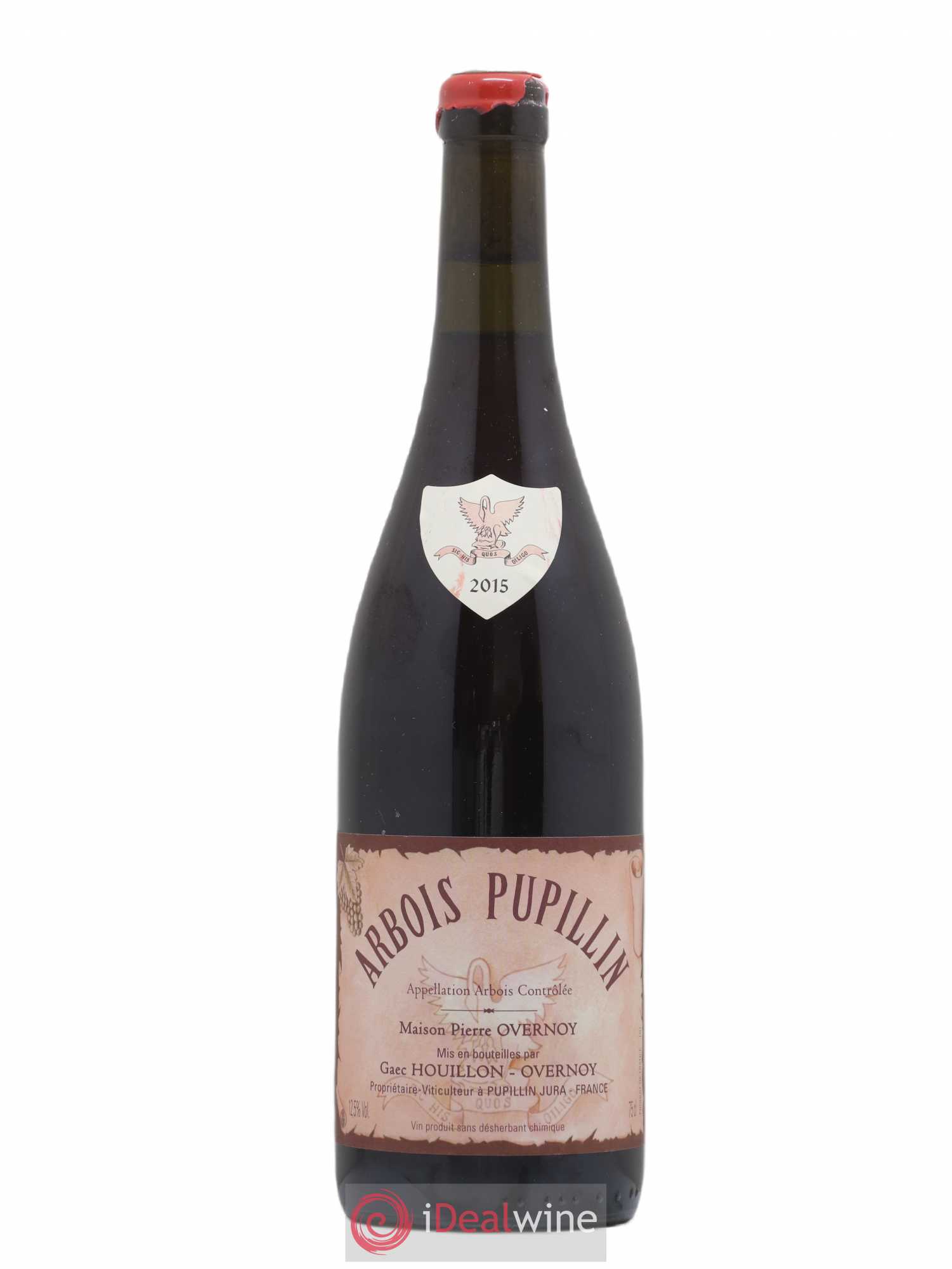 Arbois-Pupillin Poulsard (cire rouge) Overnoy-Houillon (Domaine) 2015 - Lot de 1 bouteille - 0