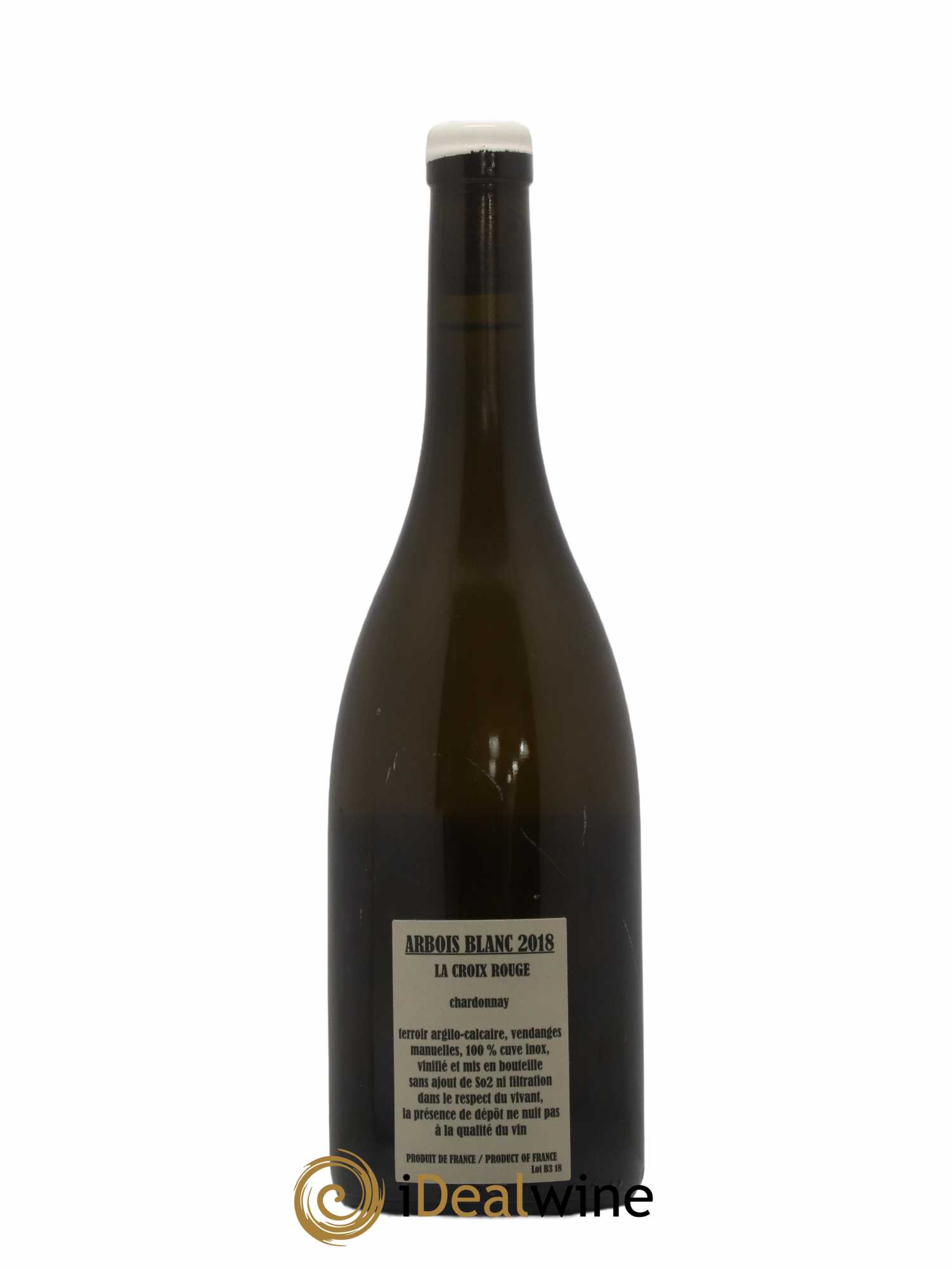 Arbois Chardonnay La Croix Rouge Adeline Houillon & Renaud Bruyère 2018 - Lot de 1 bouteille - 1