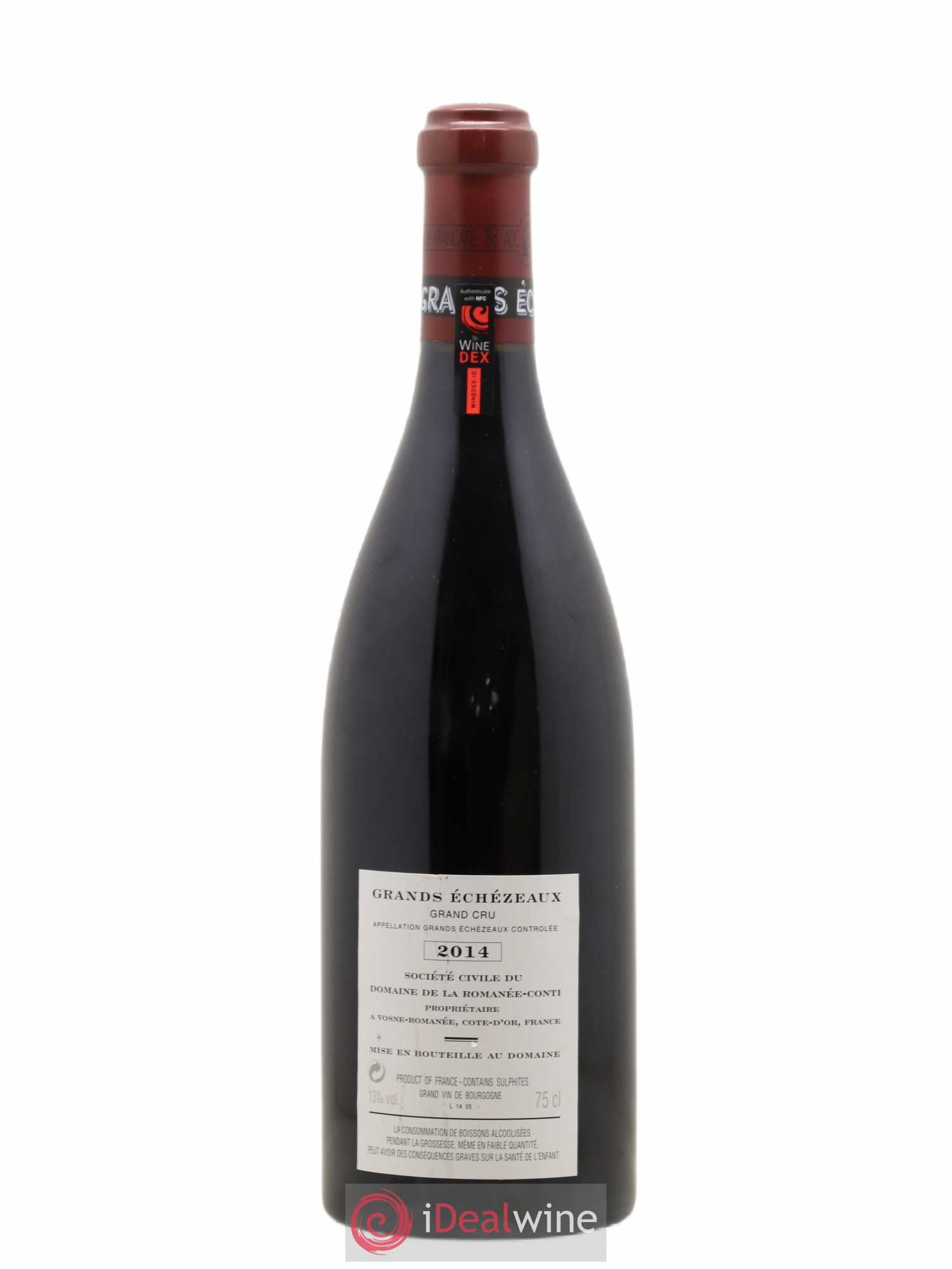 Grands-Echezeaux Grand Cru Domaine de la Romanée-Conti 2014 - Lot de 1 bouteille - 1
