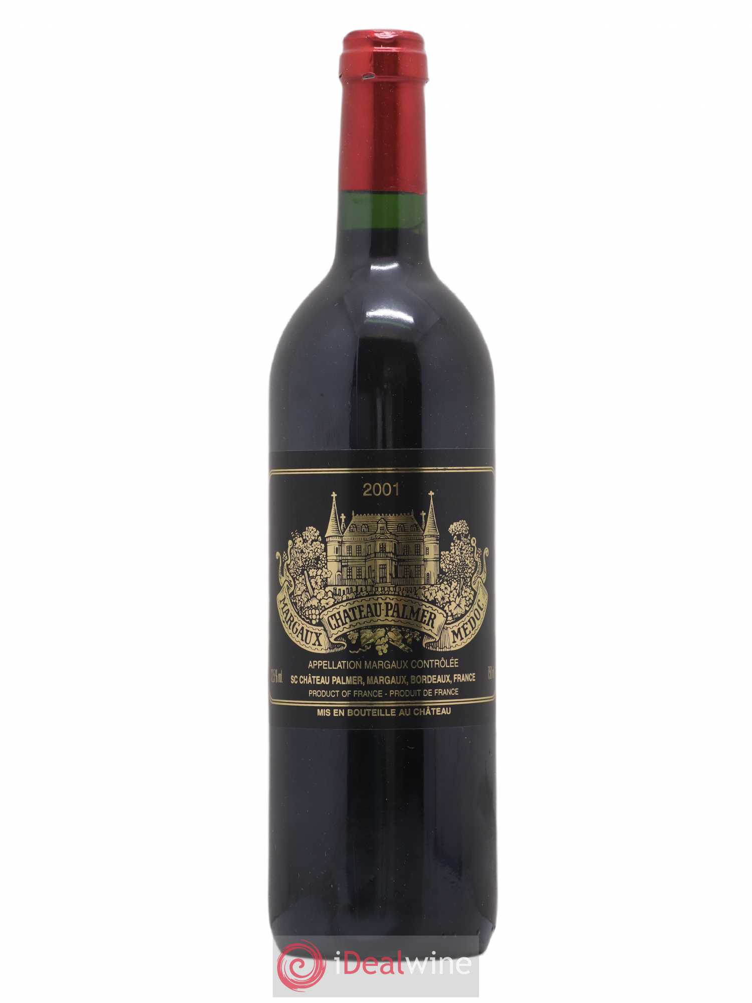 Château Palmer 3ème Grand Cru Classé 2001 - Lot de 1 bouteille - 0