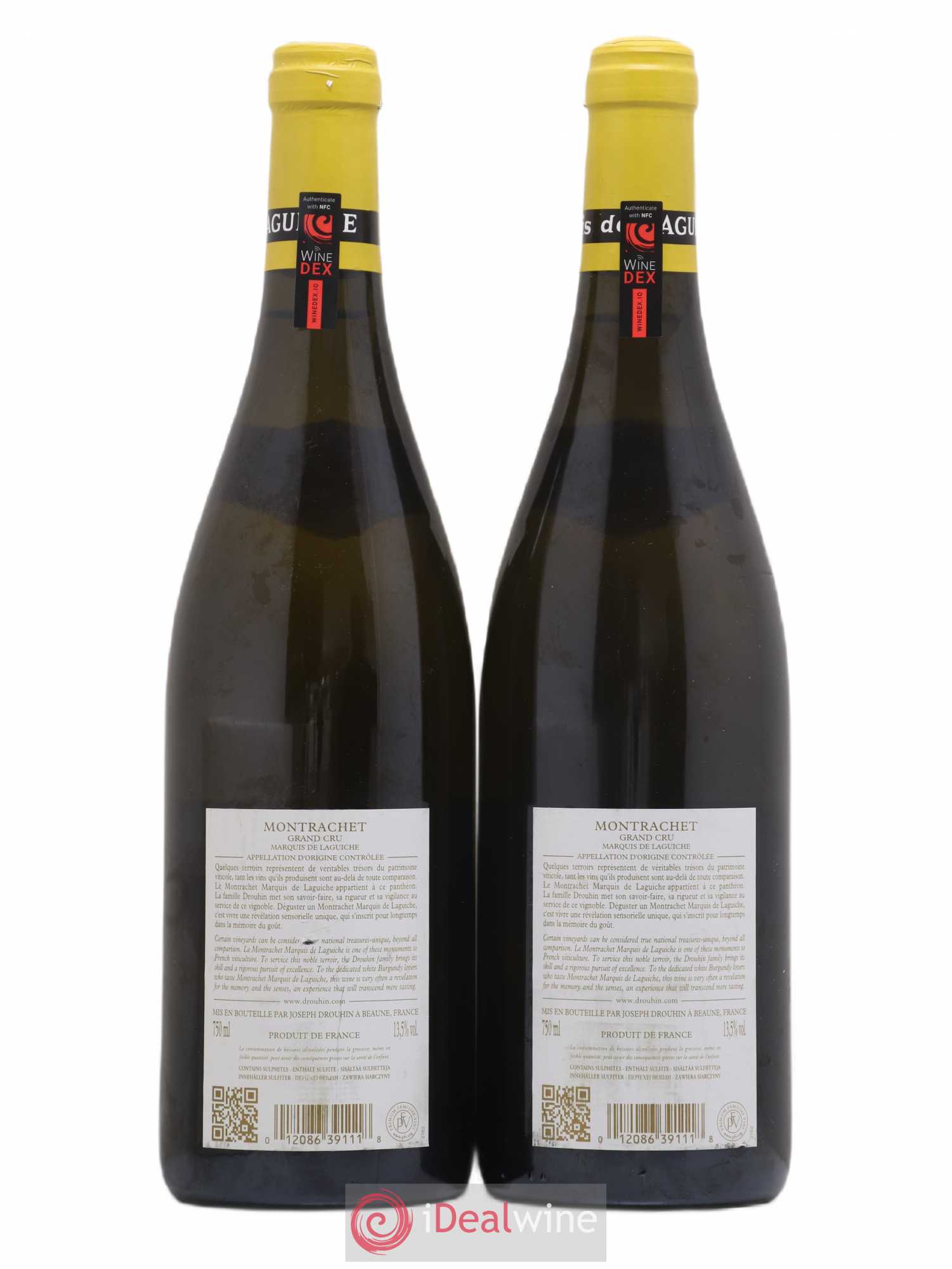 Montrachet Grand Cru Marquis de Laguiche Joseph Drouhin 2008 - Lot de 2 bouteilles - 1